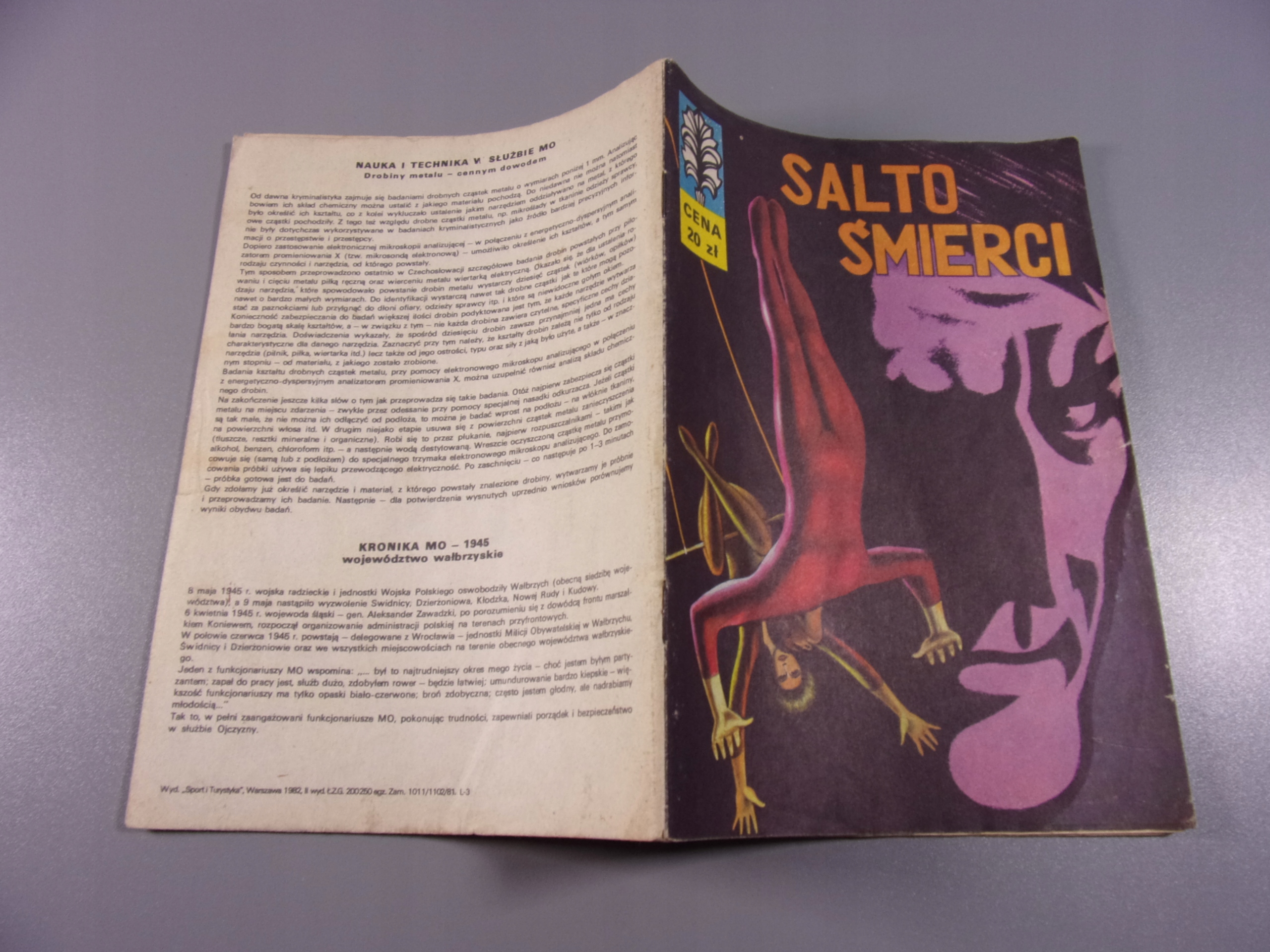 KAPITAN ŻBIK - SALTO ŚMIERCI wydanie II 1982 r.