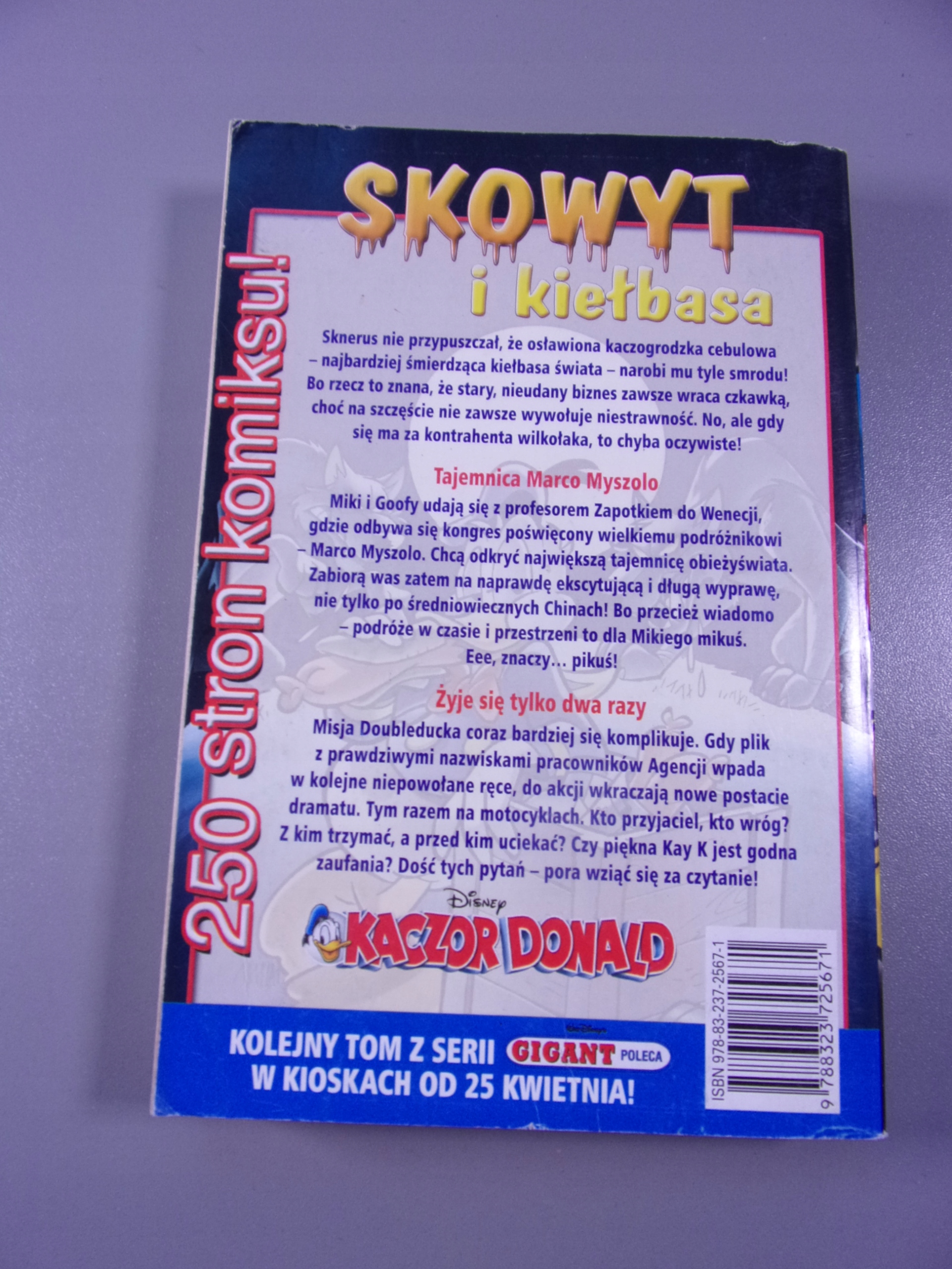 GIGANT POLECA 103. SKOWYT i KIEŁBASA egzemplarz z błędem drukarskim