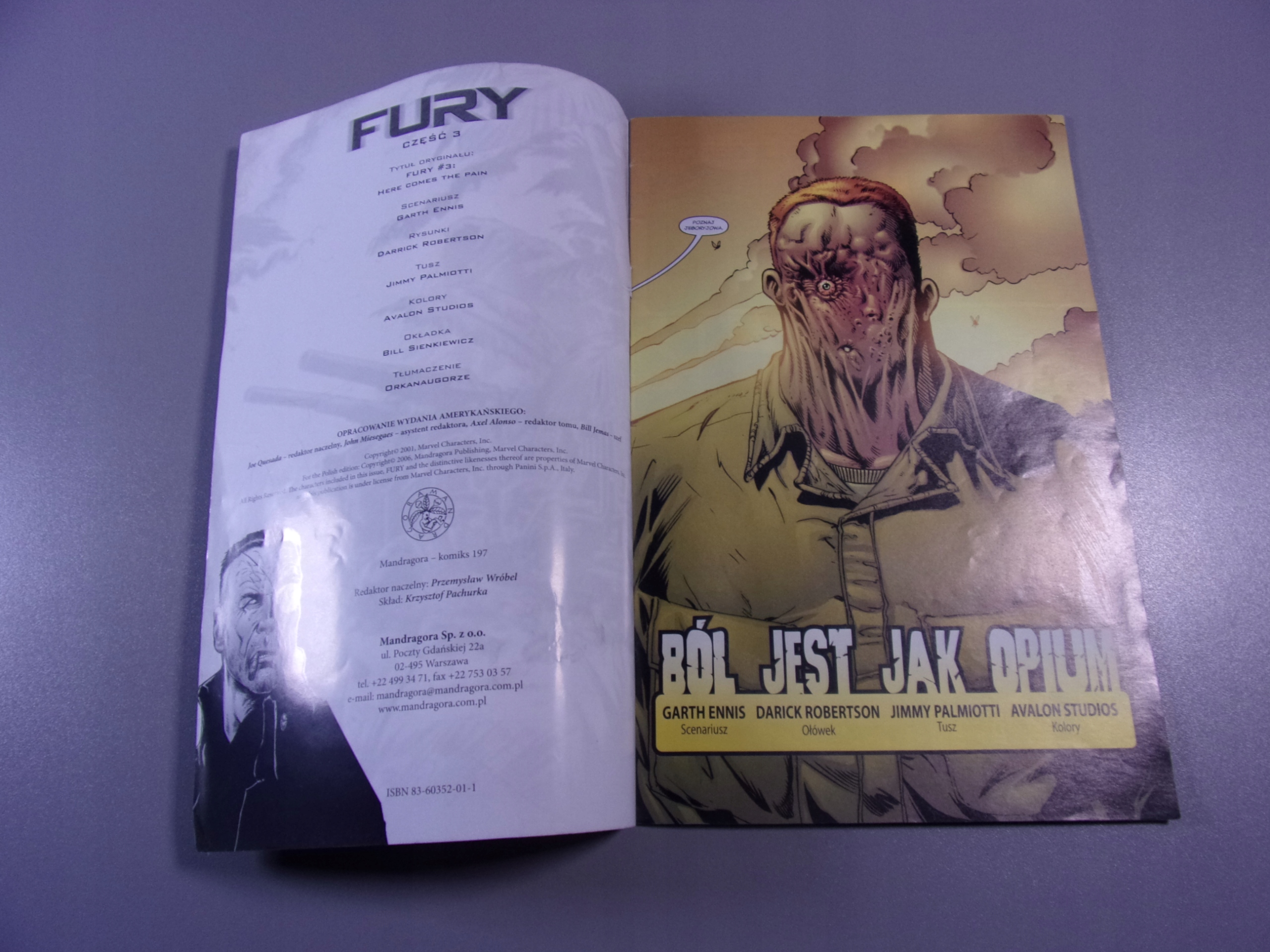 FURY 3 2006 r. MANDRAGORA