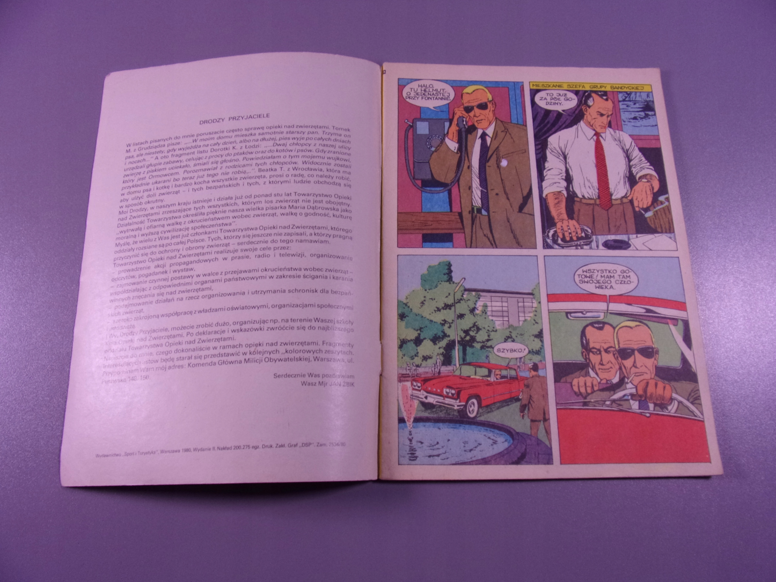 KAPITAN ŻBIK ZŁOTY MAURITIUS 1980 r. wydanie II