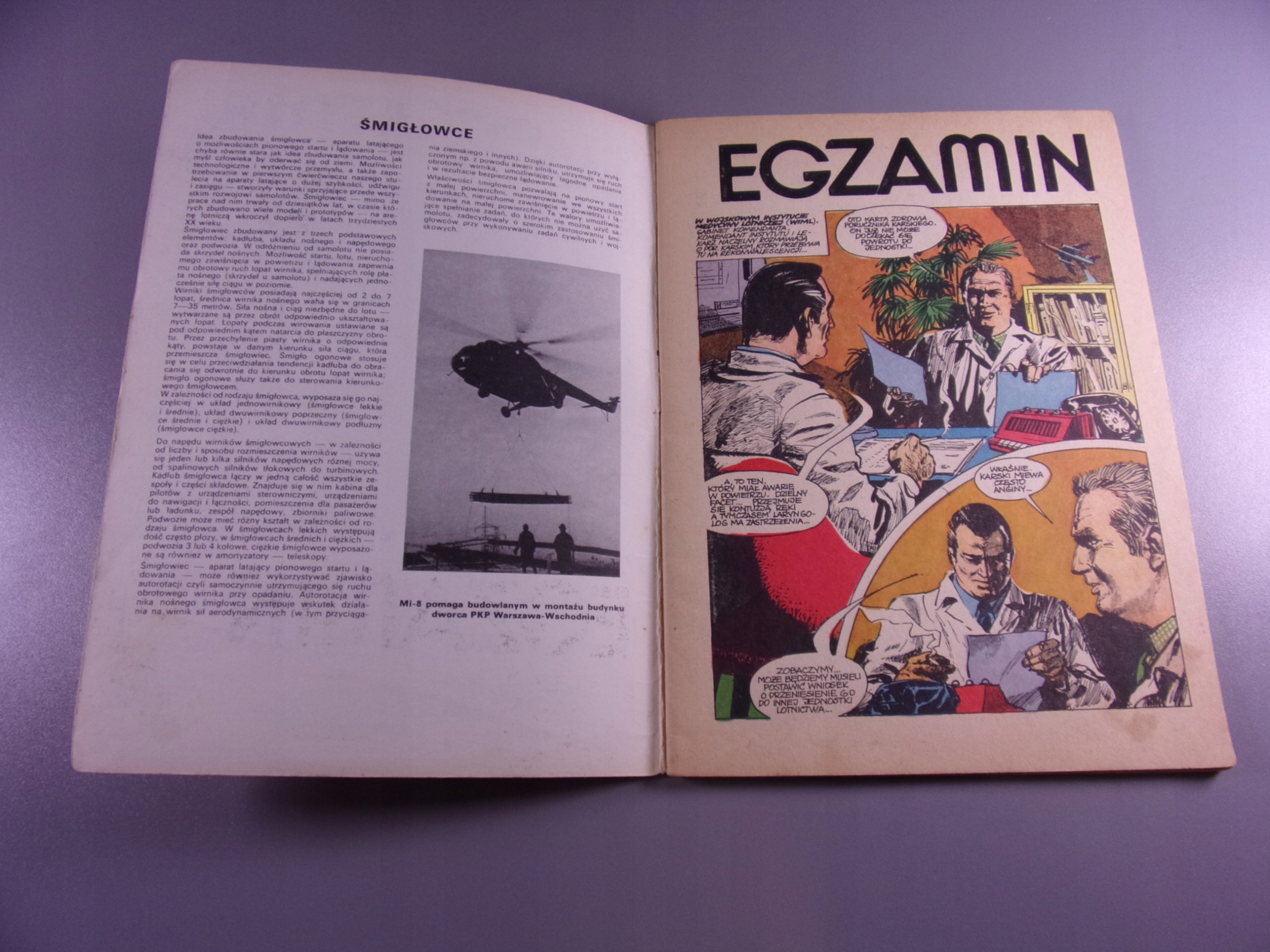 PILOT ŚMIGŁOWCA 2. EGZAMIN wyd. I 1975 r.