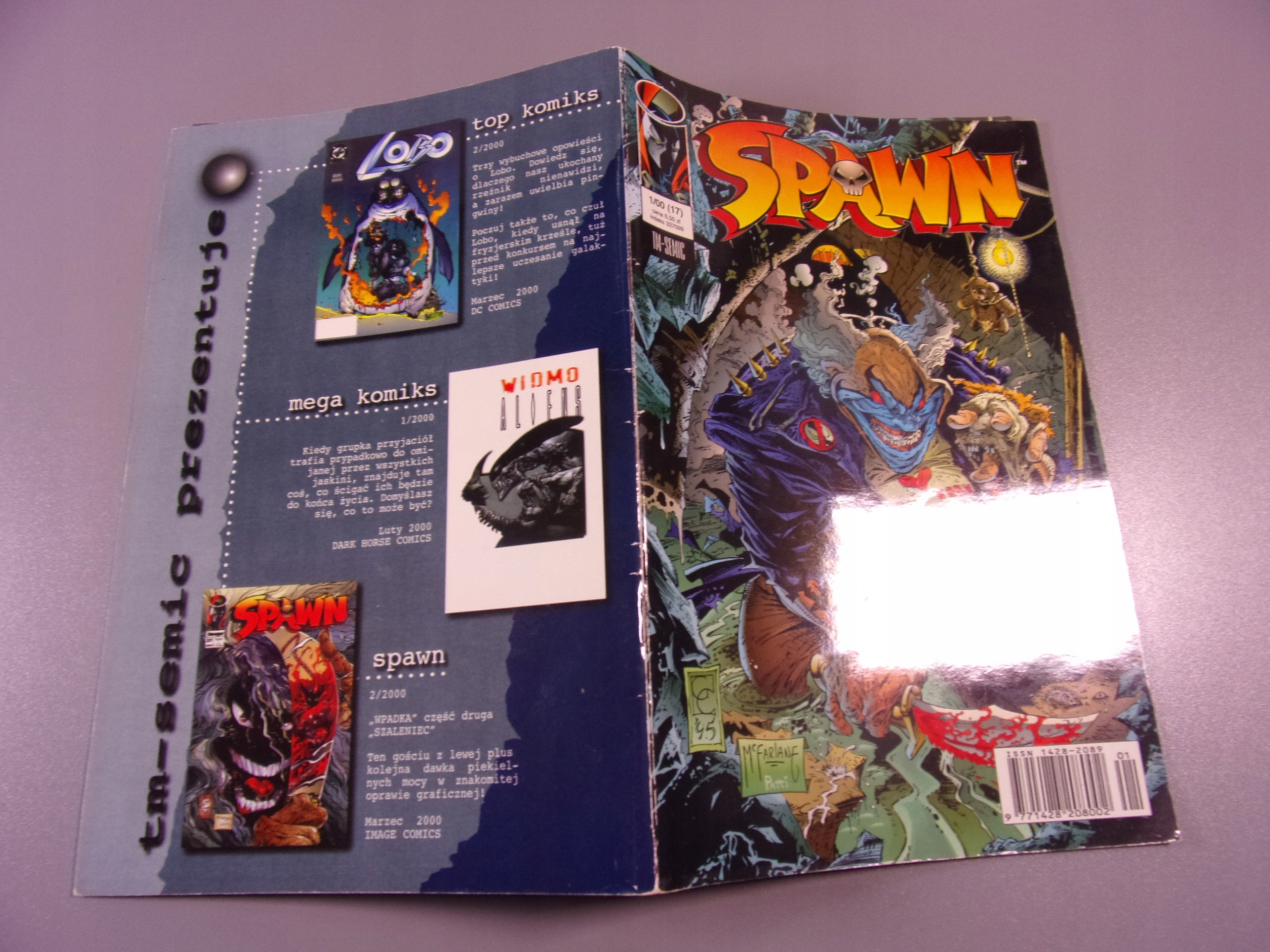SPAWN #17 1/00 TM-Semic
