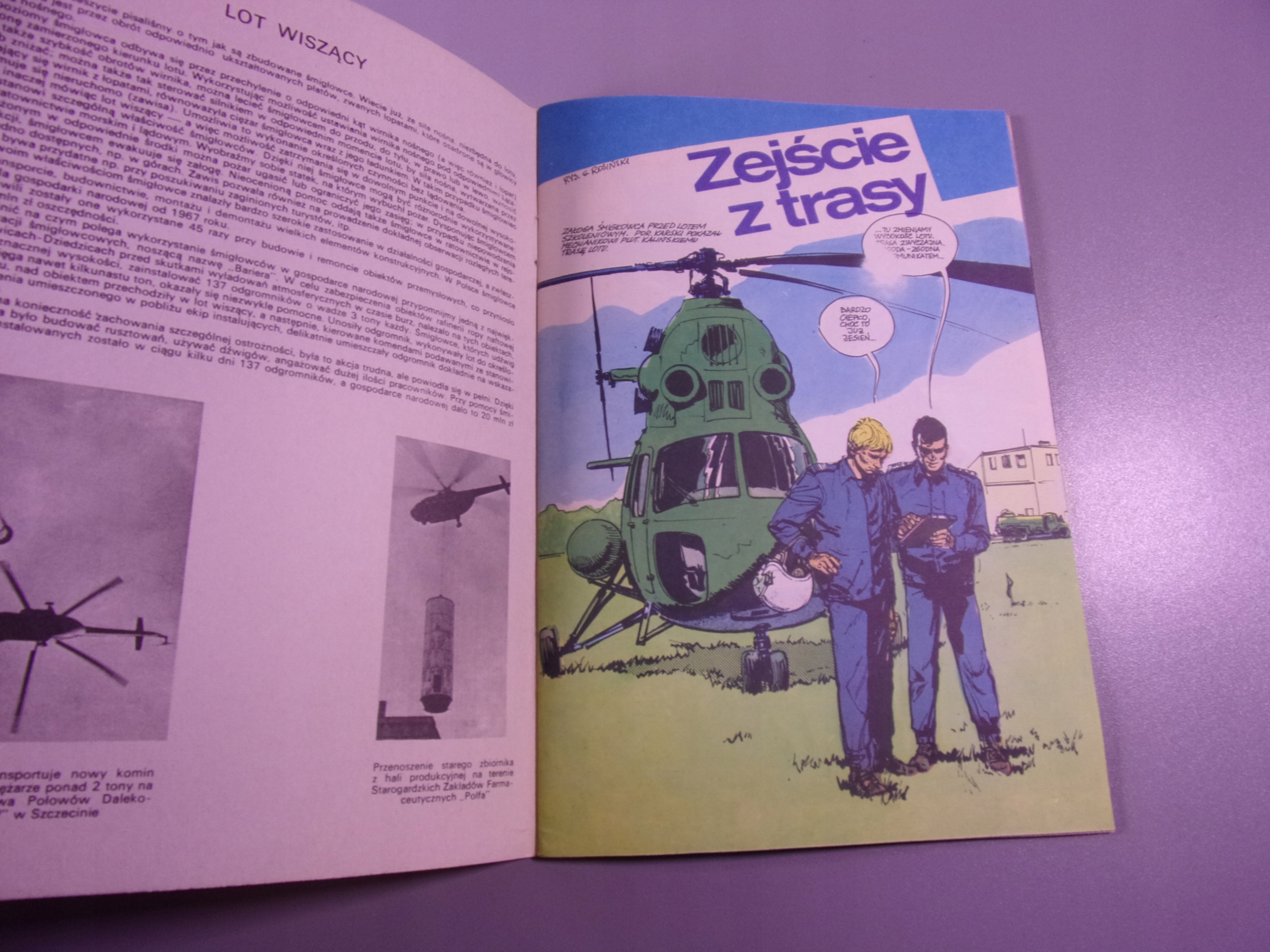 PILOT ŚMIGŁOWCA 3. ZEJŚCIE Z TRASY 1989 r.