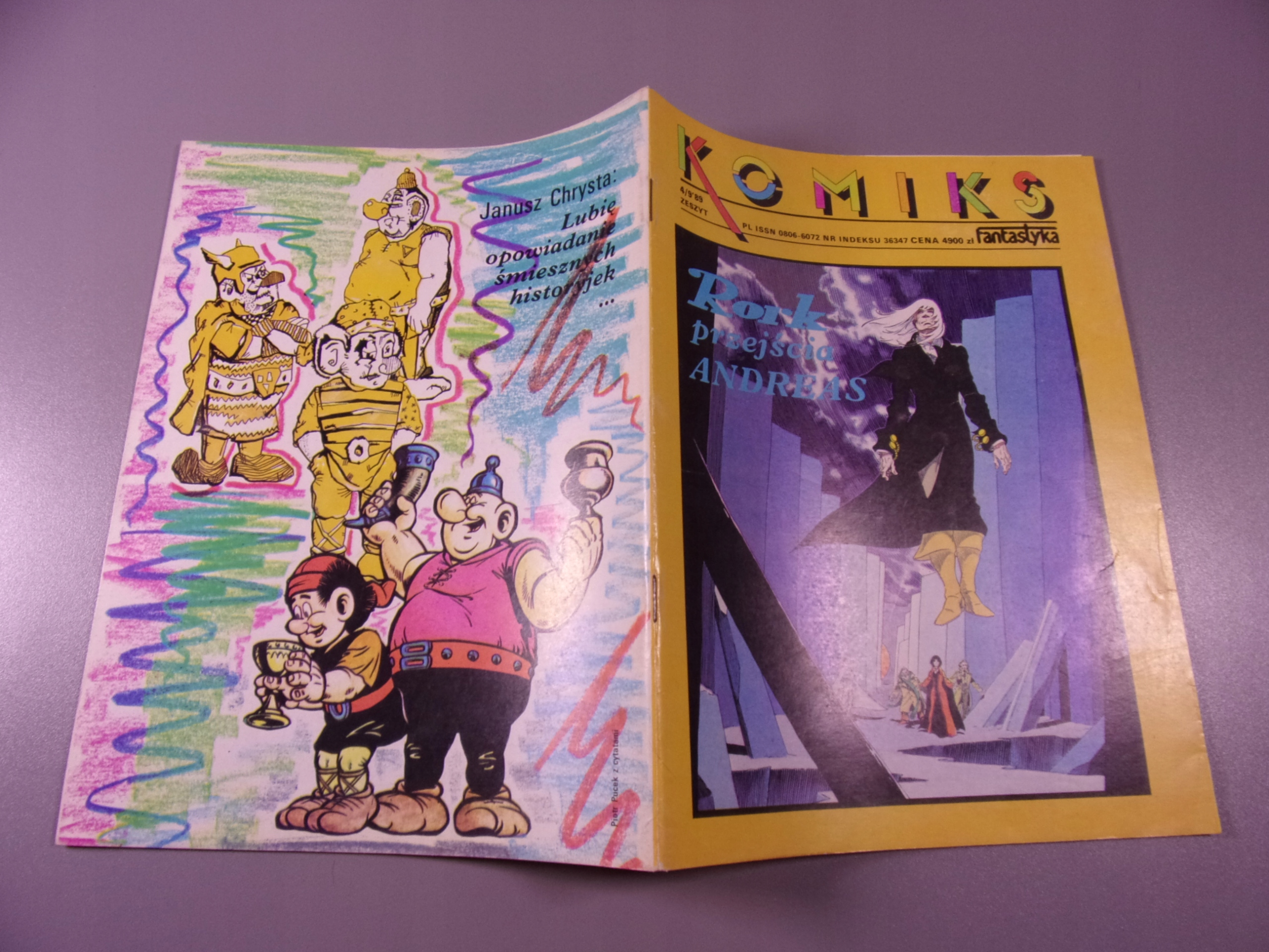 KOMIKS RORK PRZEJŚCIA 4/1989 r.