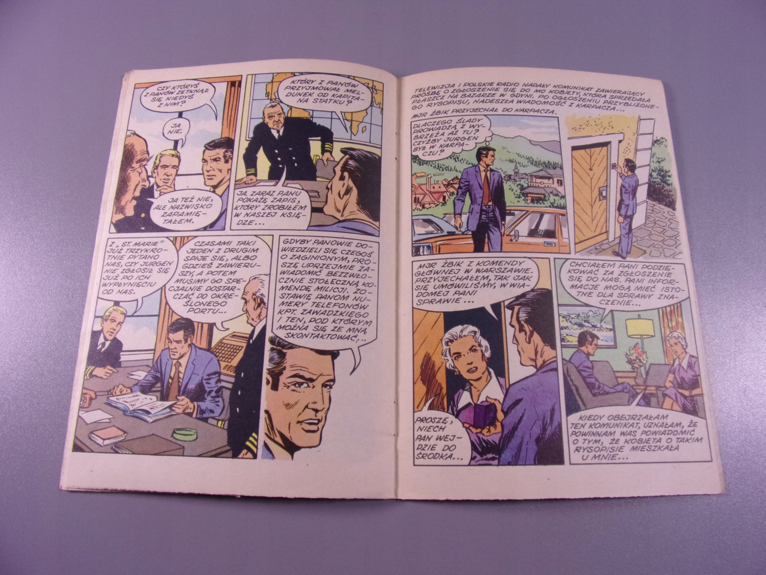 KAPITAN ŻBIK ST. MARIA WYCHODZI W MORZE wydanie I 1982 r.