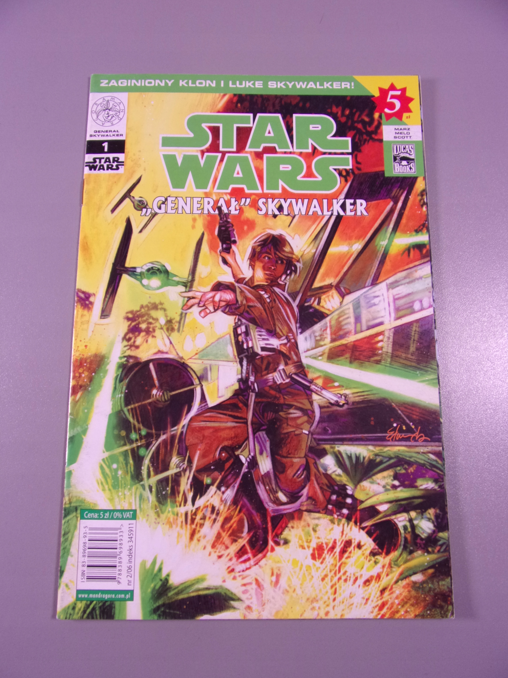 STAR WARS "GENERAŁ" SKYWALKER 1 2006 r. MANDRAGORA