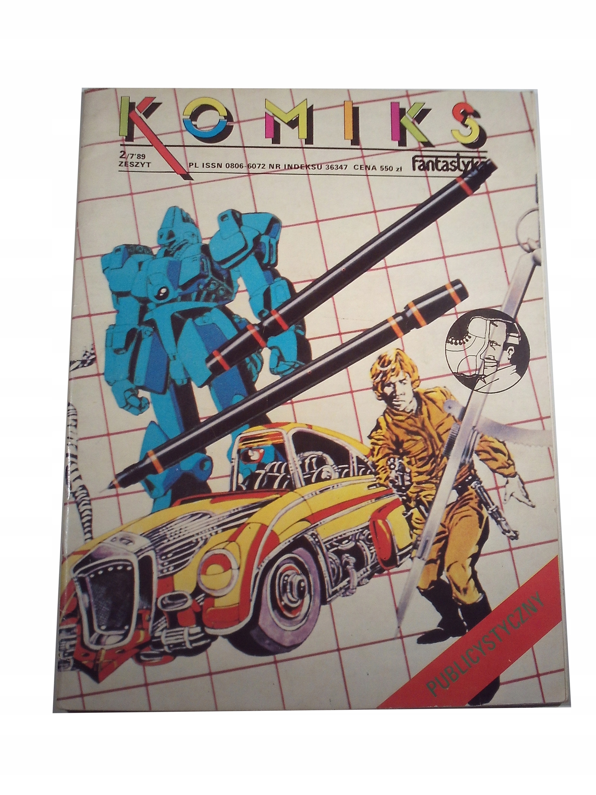 KOMIKS PUBLICYSTYCZNY 2/7 1989 r.