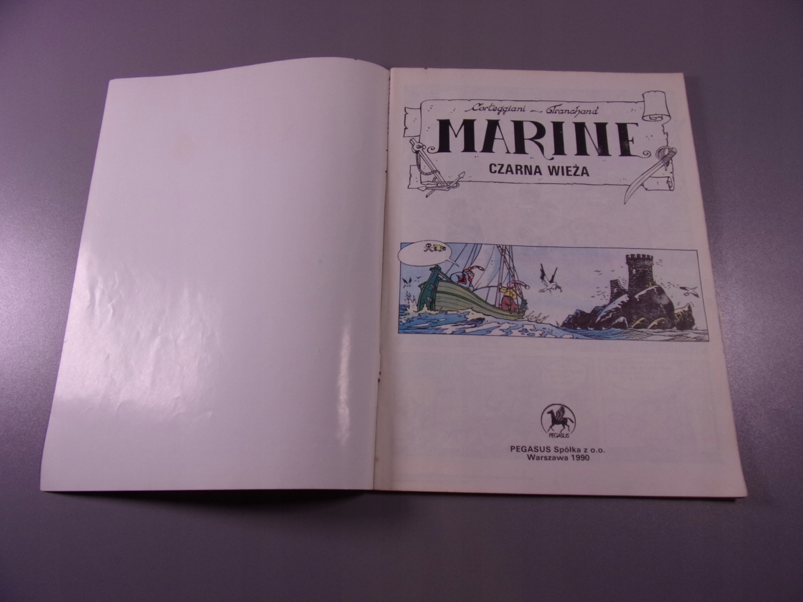 MARINE CZARNA WIEŻA wyd. I 1990 r.