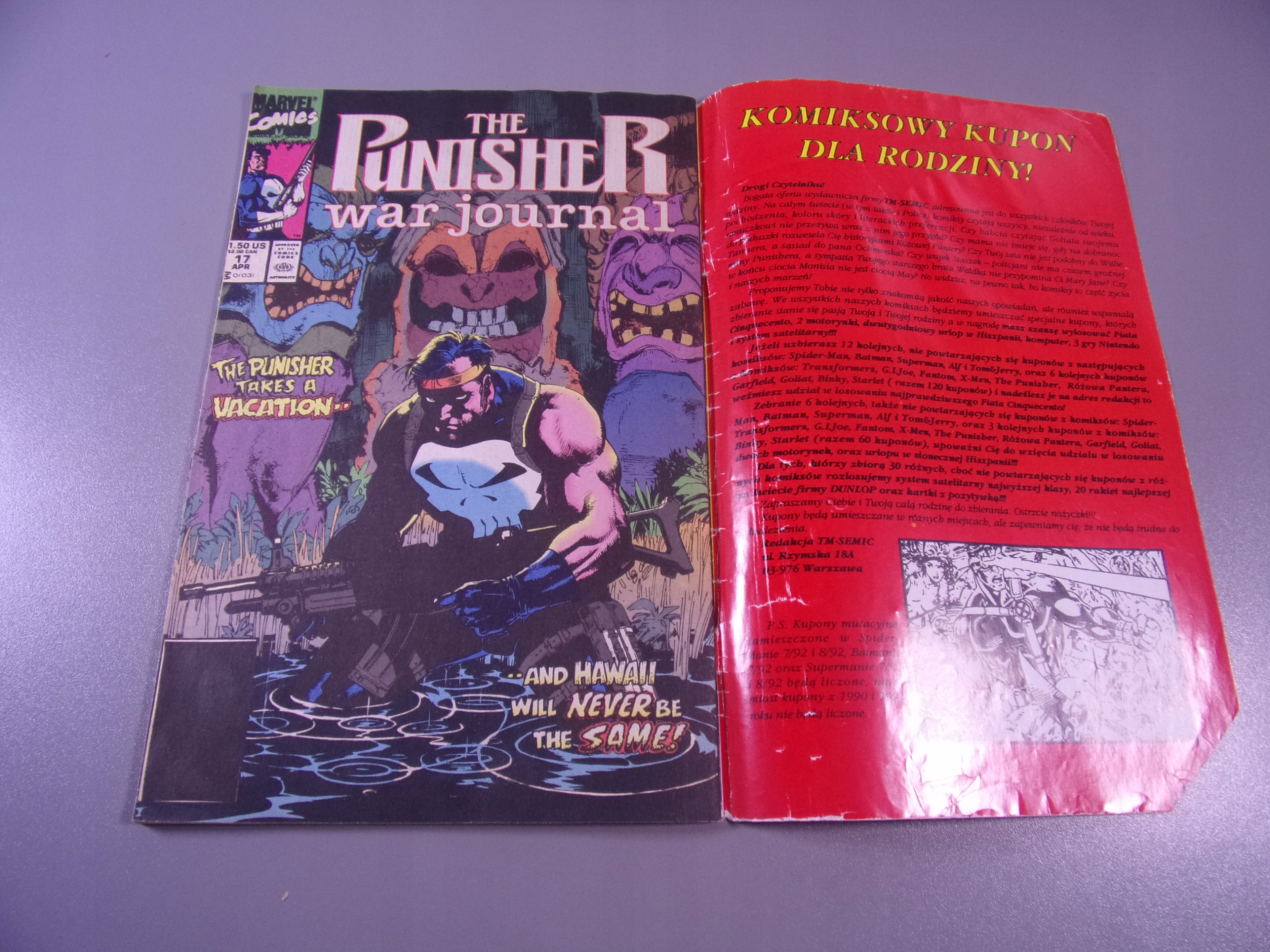 PUNISHER 7/1992 TM-Semic