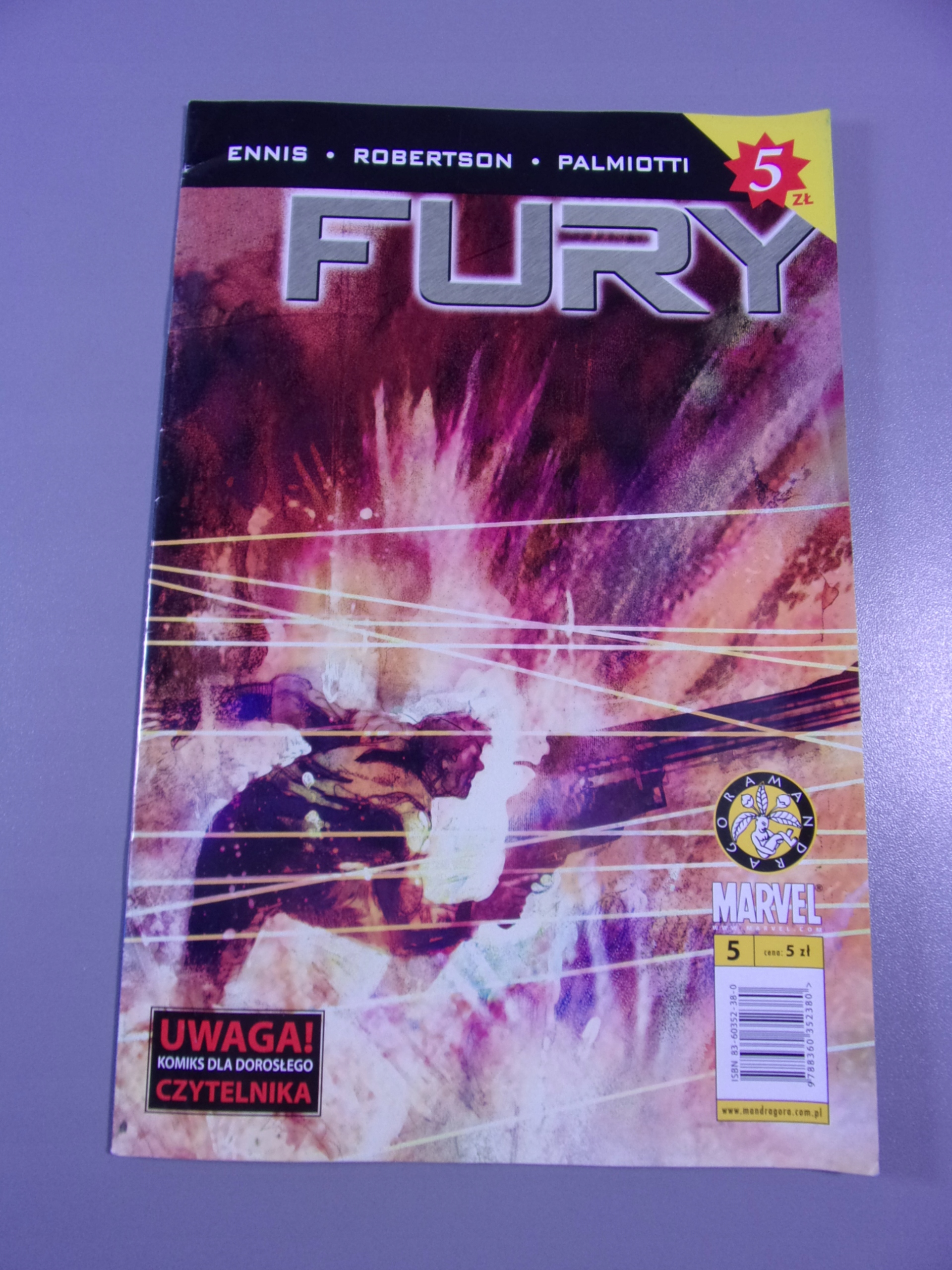 FURY #5 2006 r. MANDRAGORA