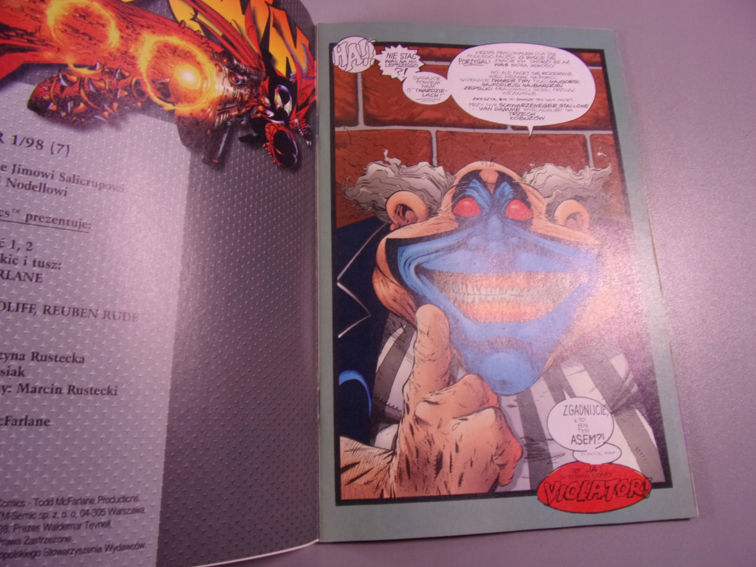 SPAWN #7 1/98 TM-Semic