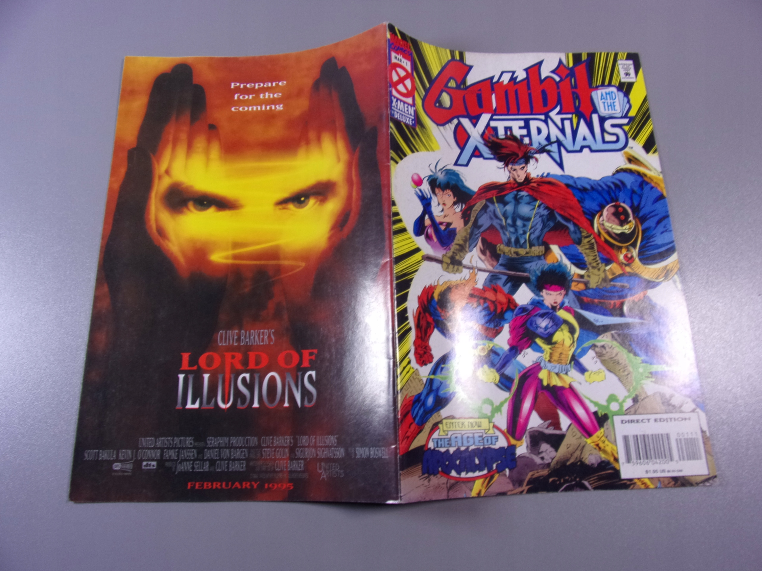 X-MEN DELUXE GAMBIT AND THE XTERNALS 1/1995 r. wyd. anglojęzyczne