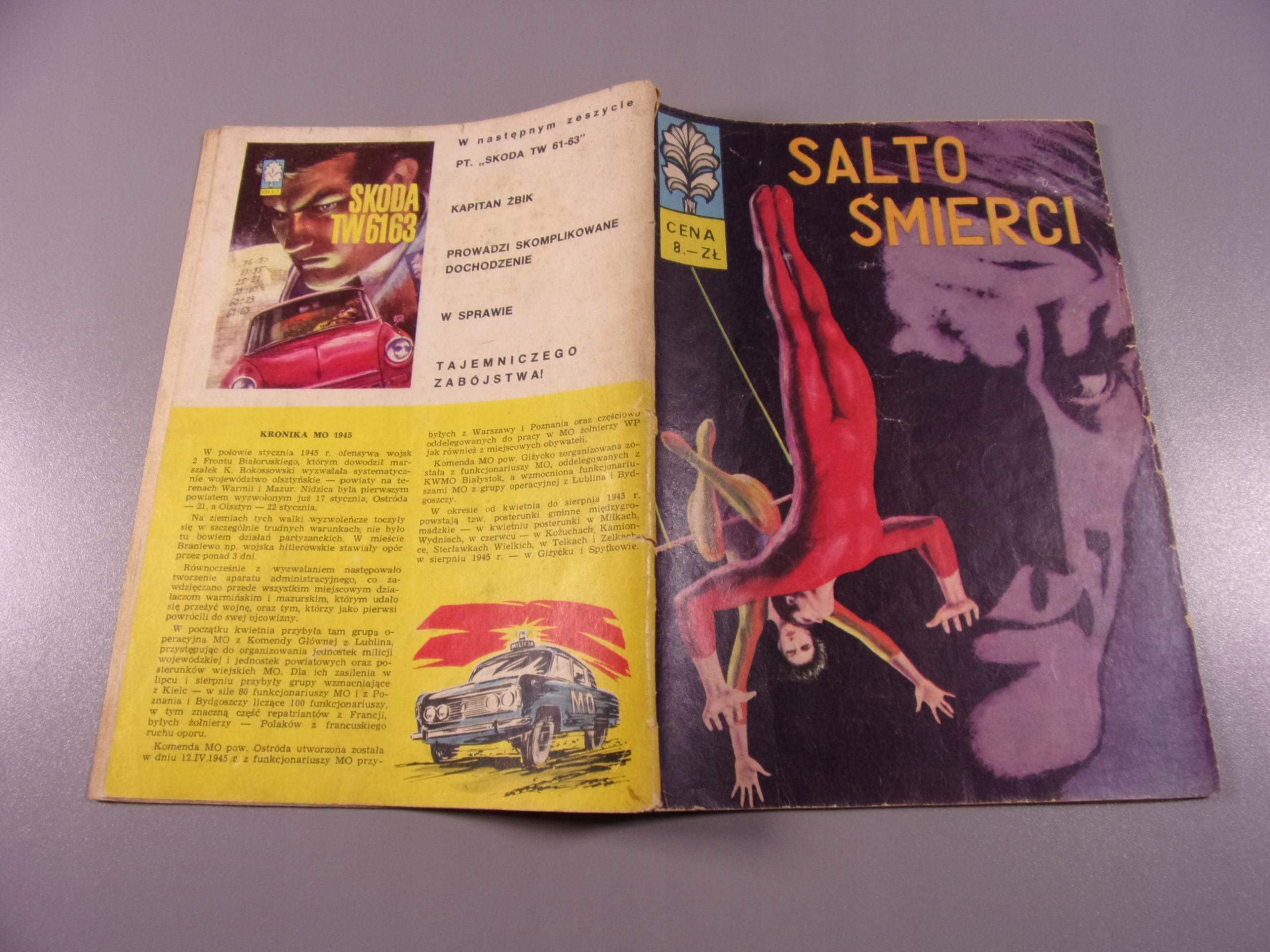 KAPITAN ŻBIK SALTO ŚMIERCI 1972 r. wydanie I