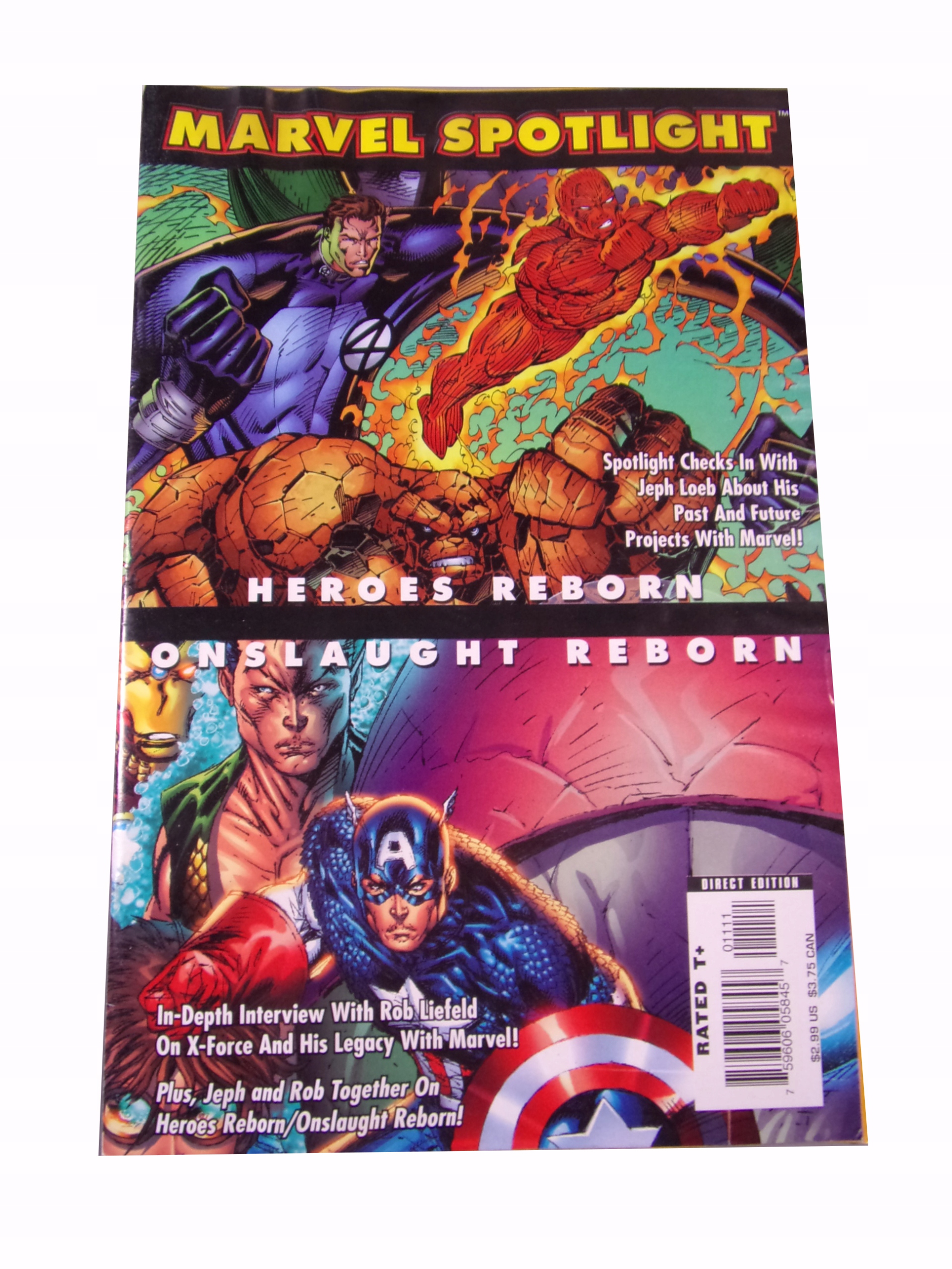 MARVEL SPOTLIGHT HEROES REBORN ONSLAUGHT REBORN 2006 r. wyd. anglojęzyczne