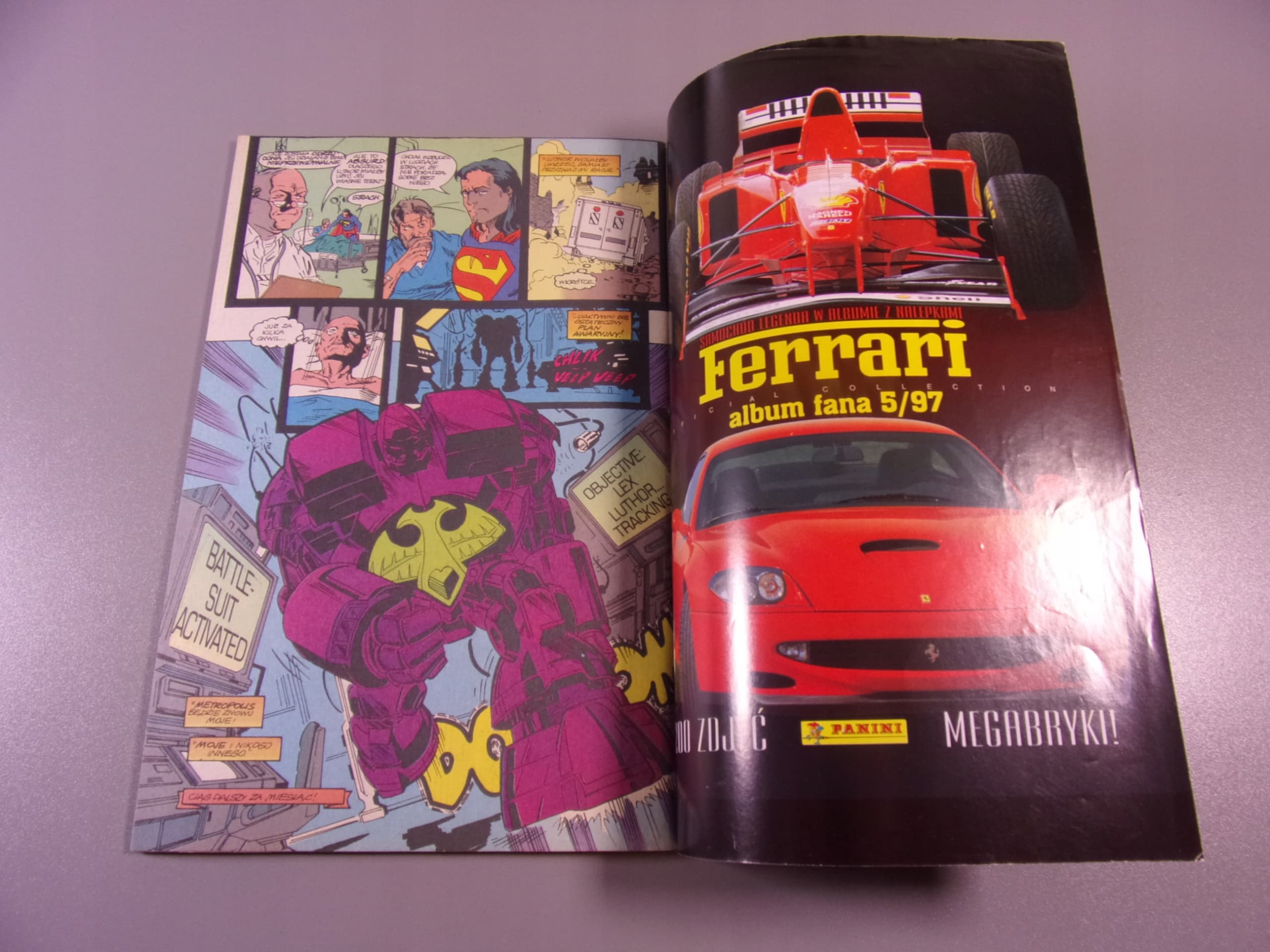 BATMAN & SUPERMAN 12/97 TM-Semic