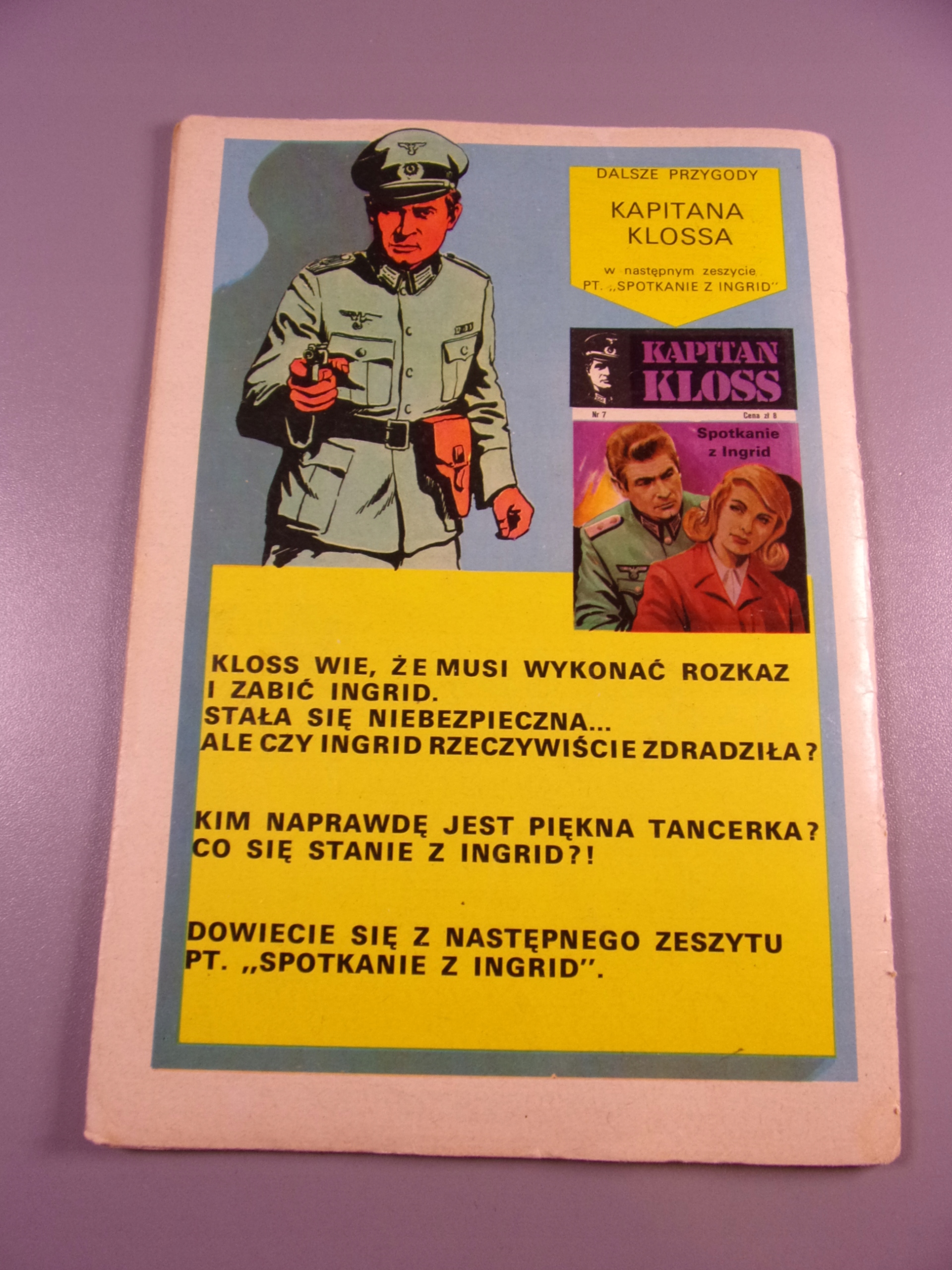 KAPITAN KLOSS 6. HASŁO wyd. I 1971 r.
