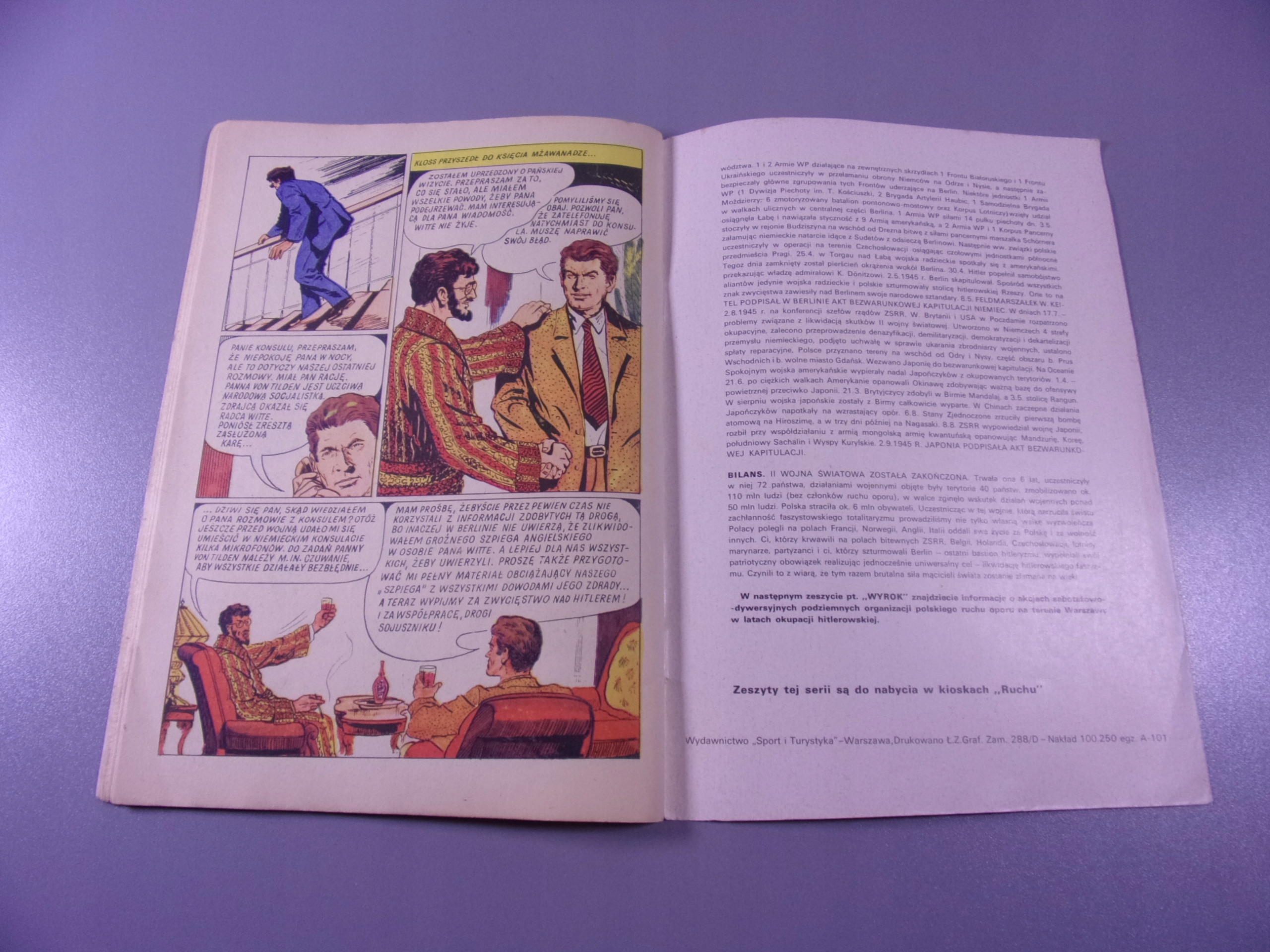 KAPITAN KLOSS CAFE ROSE wyd. I 1972 r.