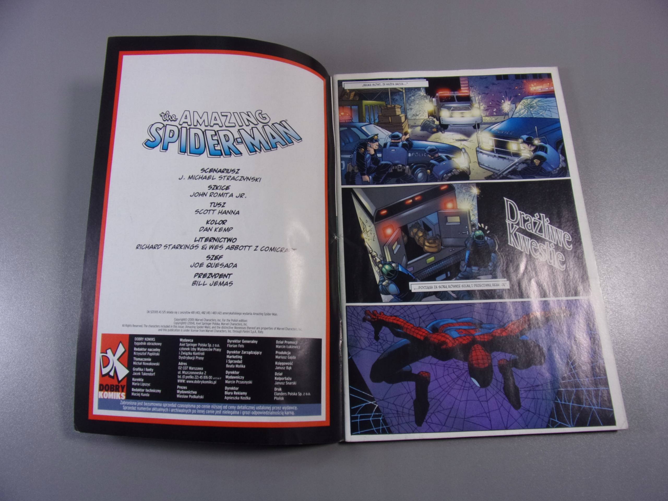 THE AMAZING SPIDER-MAN 5/5 - DK 5/2005