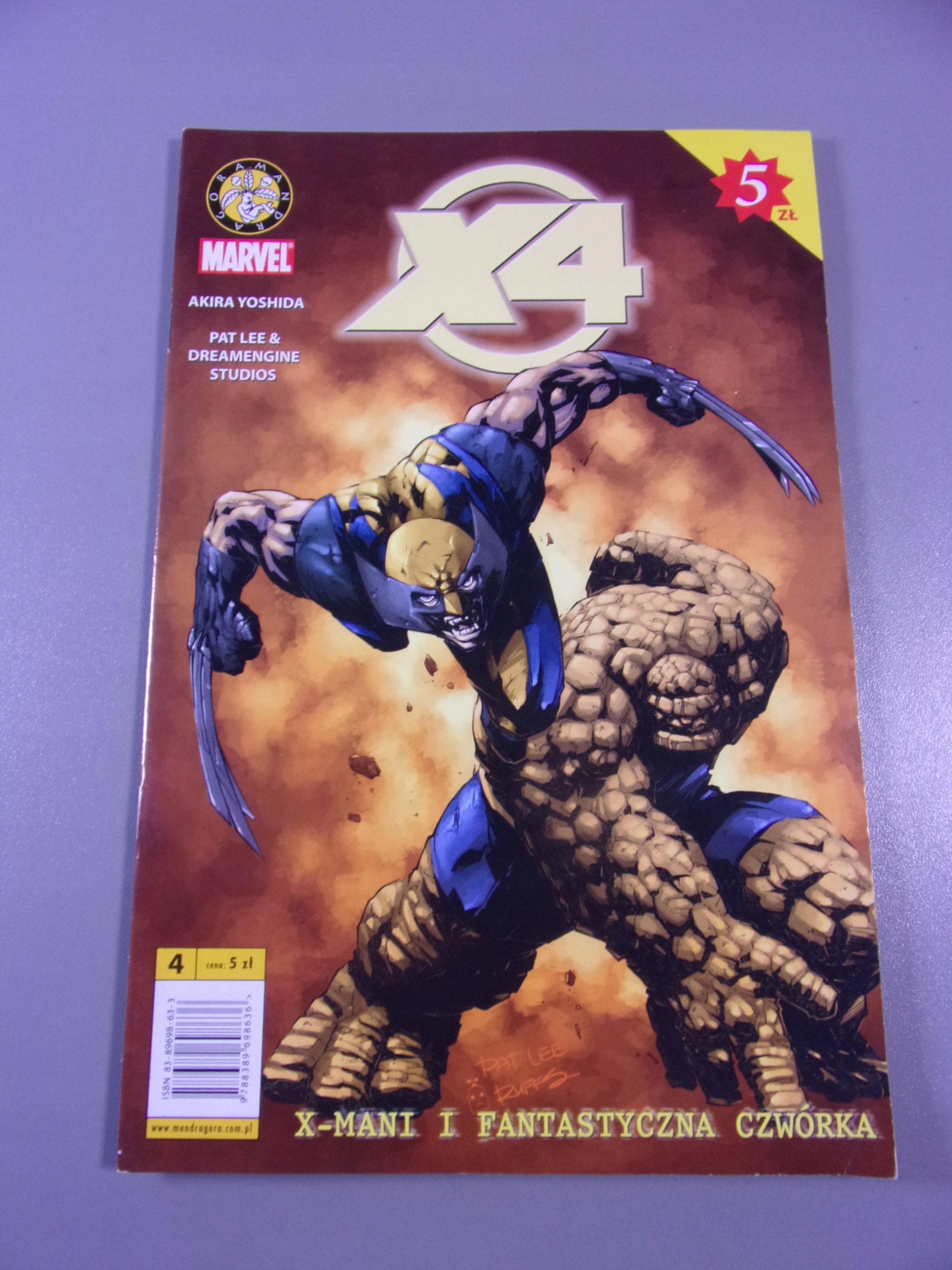 X-MANI i FANTASTYCZNA CZWÓRKA X4 #4 2005 r. MANDRAGORA