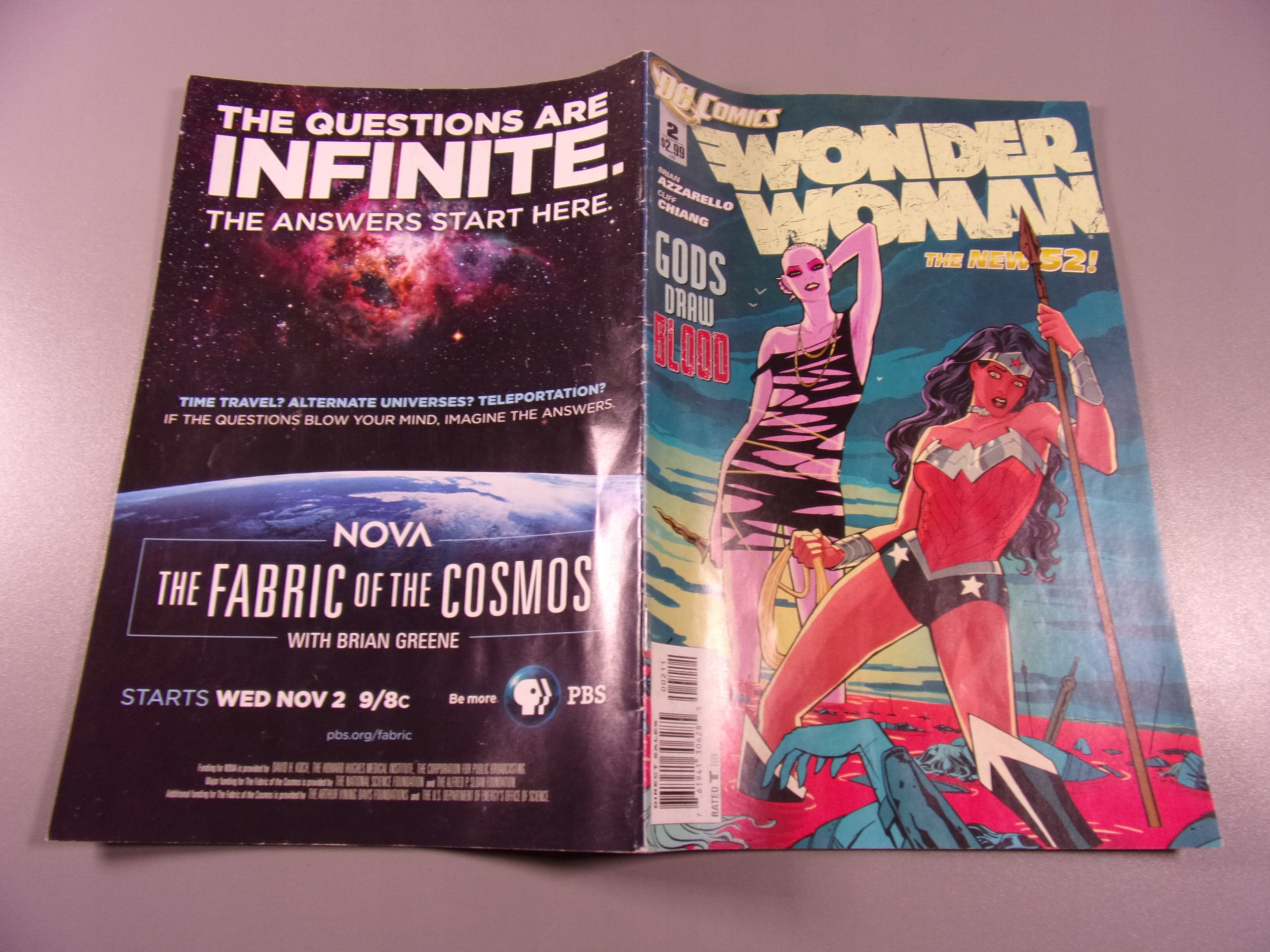 WONDER WOMAN #2 2011 r. - wyd. anglojęzyczne