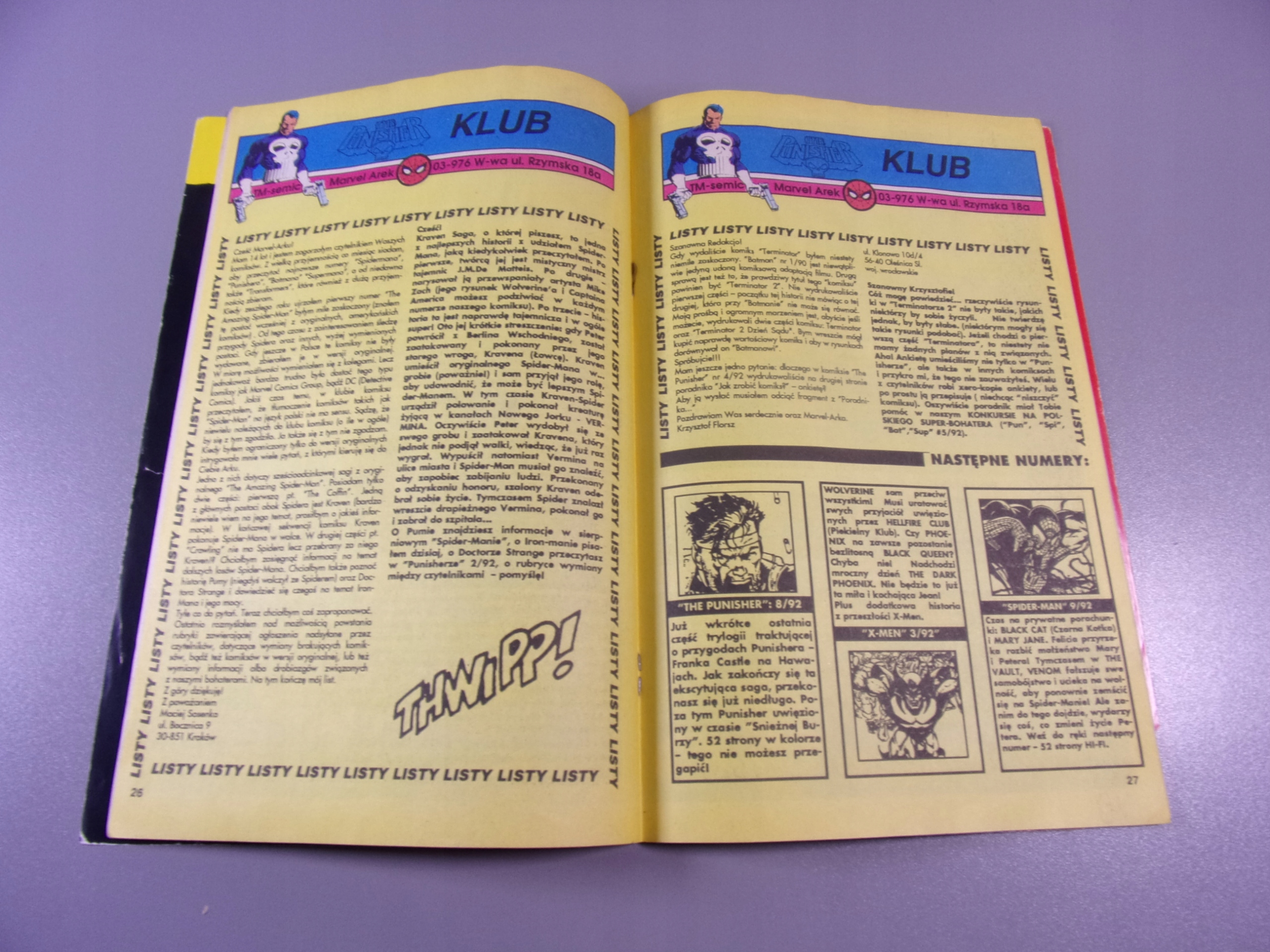 PUNISHER 7/1992 TM-Semic