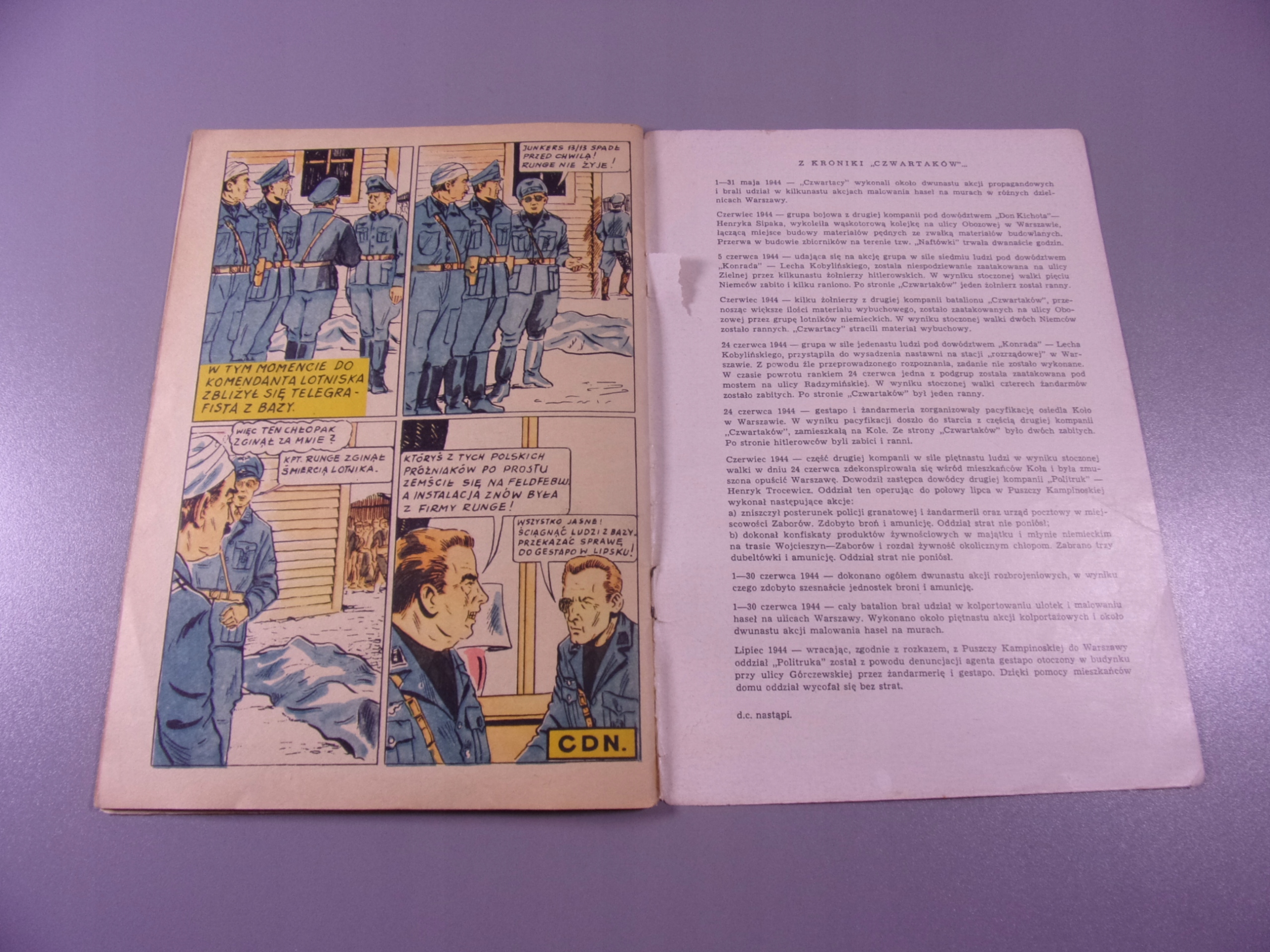 PODZIEMNY FRONT O ŻYCIE WROGA wyd. I 1970 r.