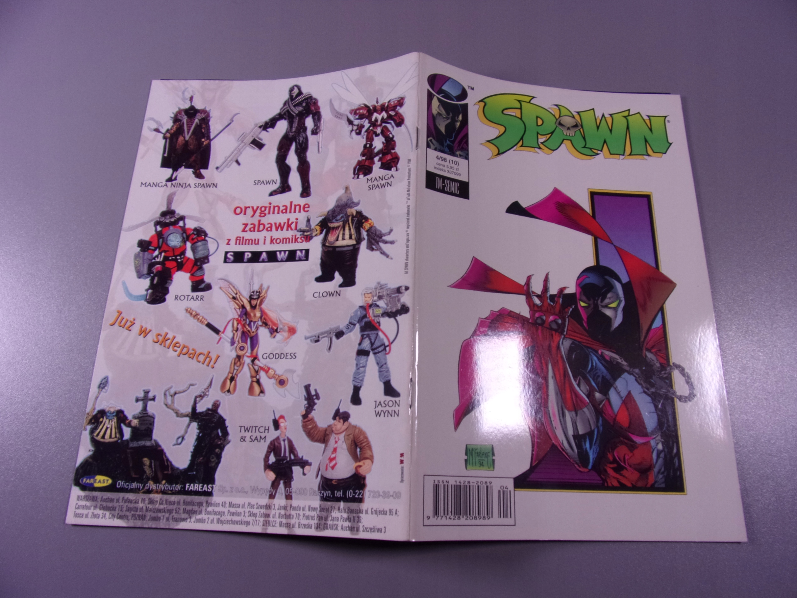 SPAWN 4/98 TM-Semic