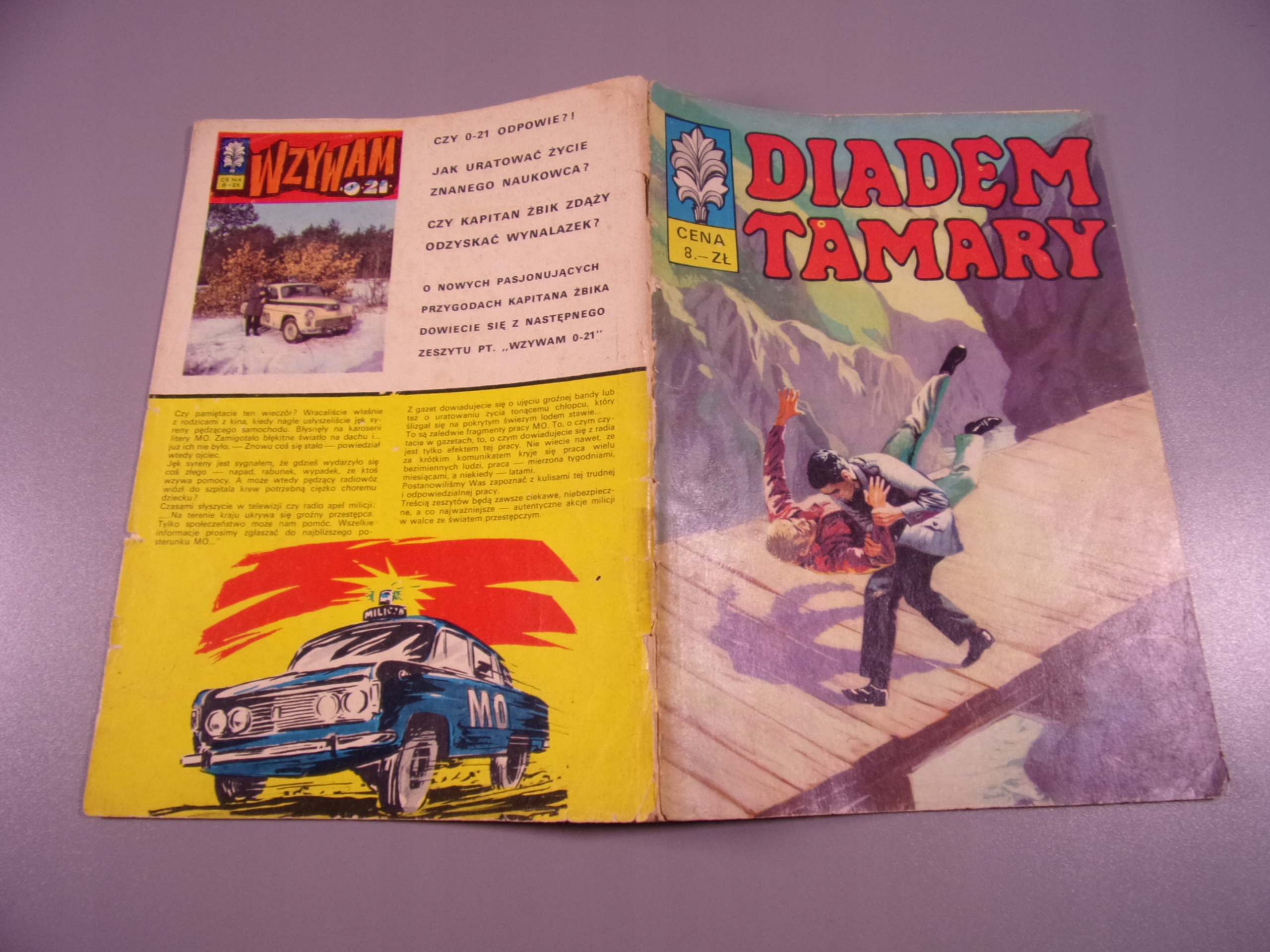 KAPITAN ŻBIK DIADEM TAMARY wydanie I 1969 r.