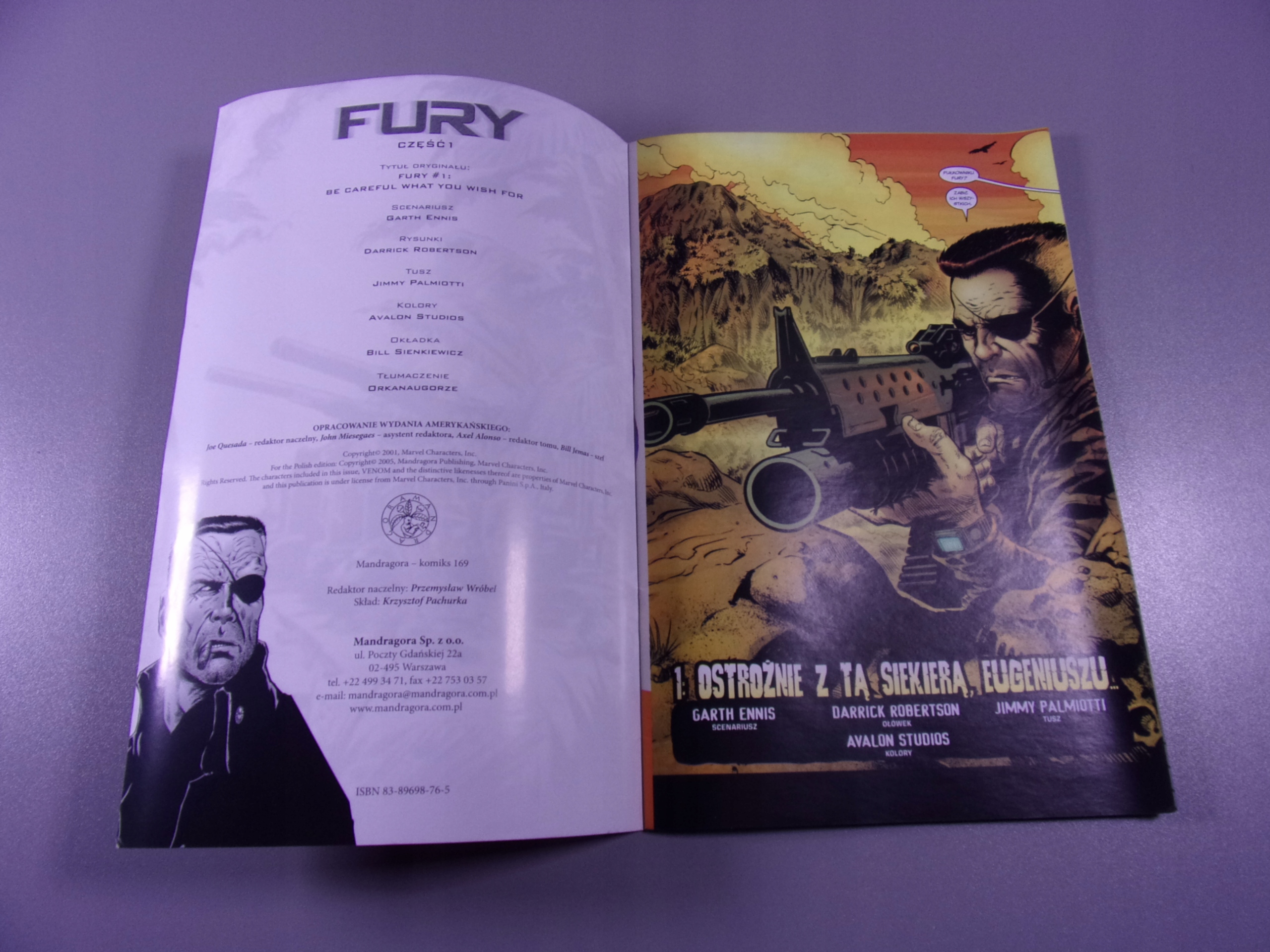 FURY cz. 1 2005 r. MANDRAGORA