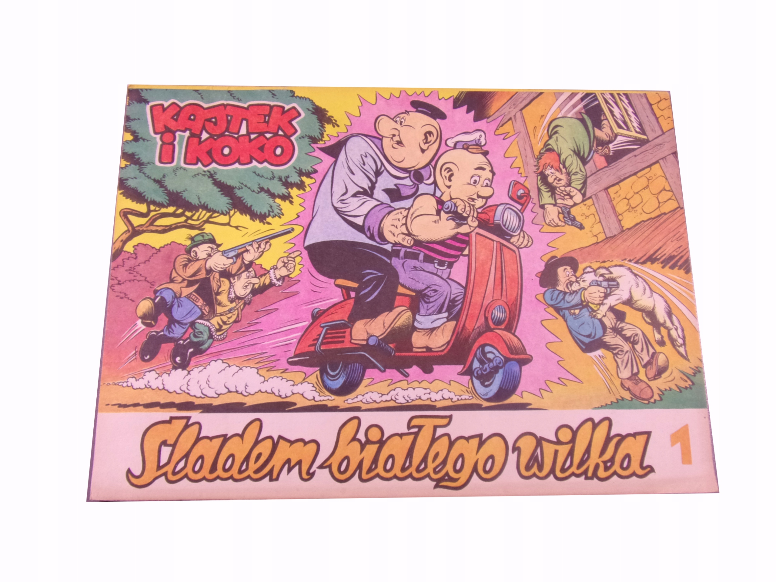 KAJTEK i KOKO 1. ŚLADEM BIAŁEGO WILKA wyd. I 1989 r.