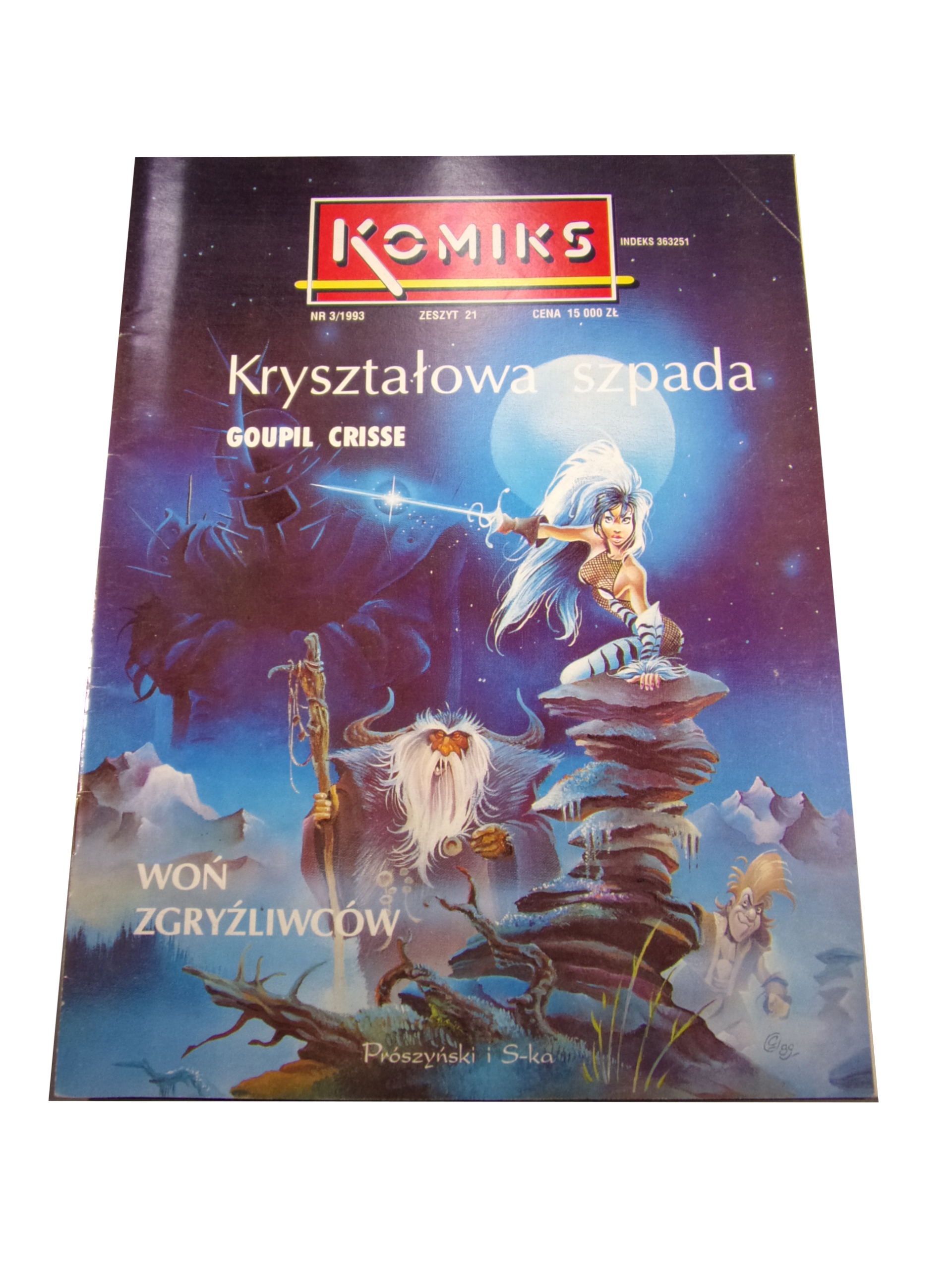 KRYSZTAŁOWA SZPADA WOŃ ZGRYŹLIWCÓW 1993 r.