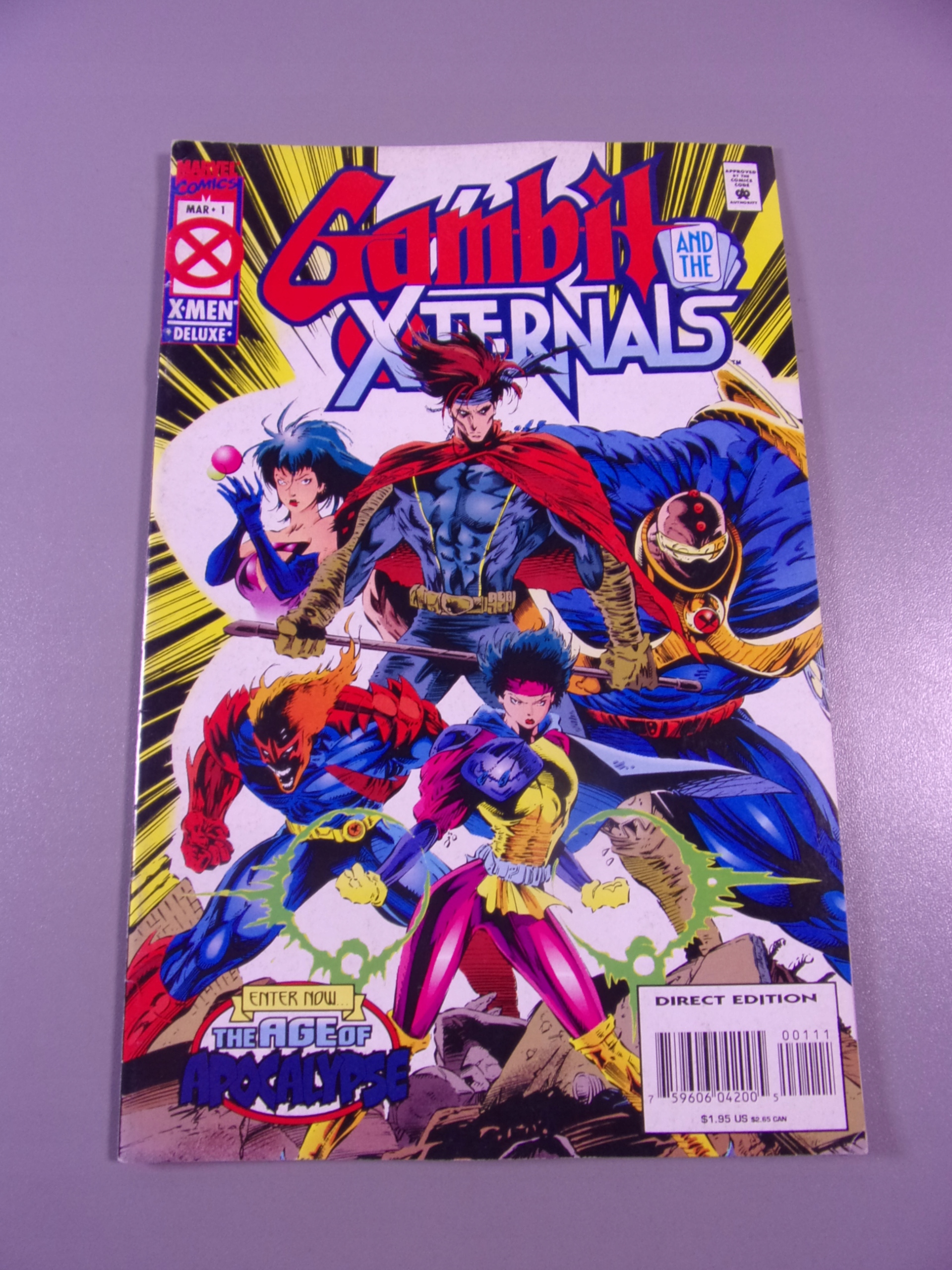 X-MEN DELUXE GAMBIT AND THE XTERNALS 1/1995 r. wyd. anglojęzyczne