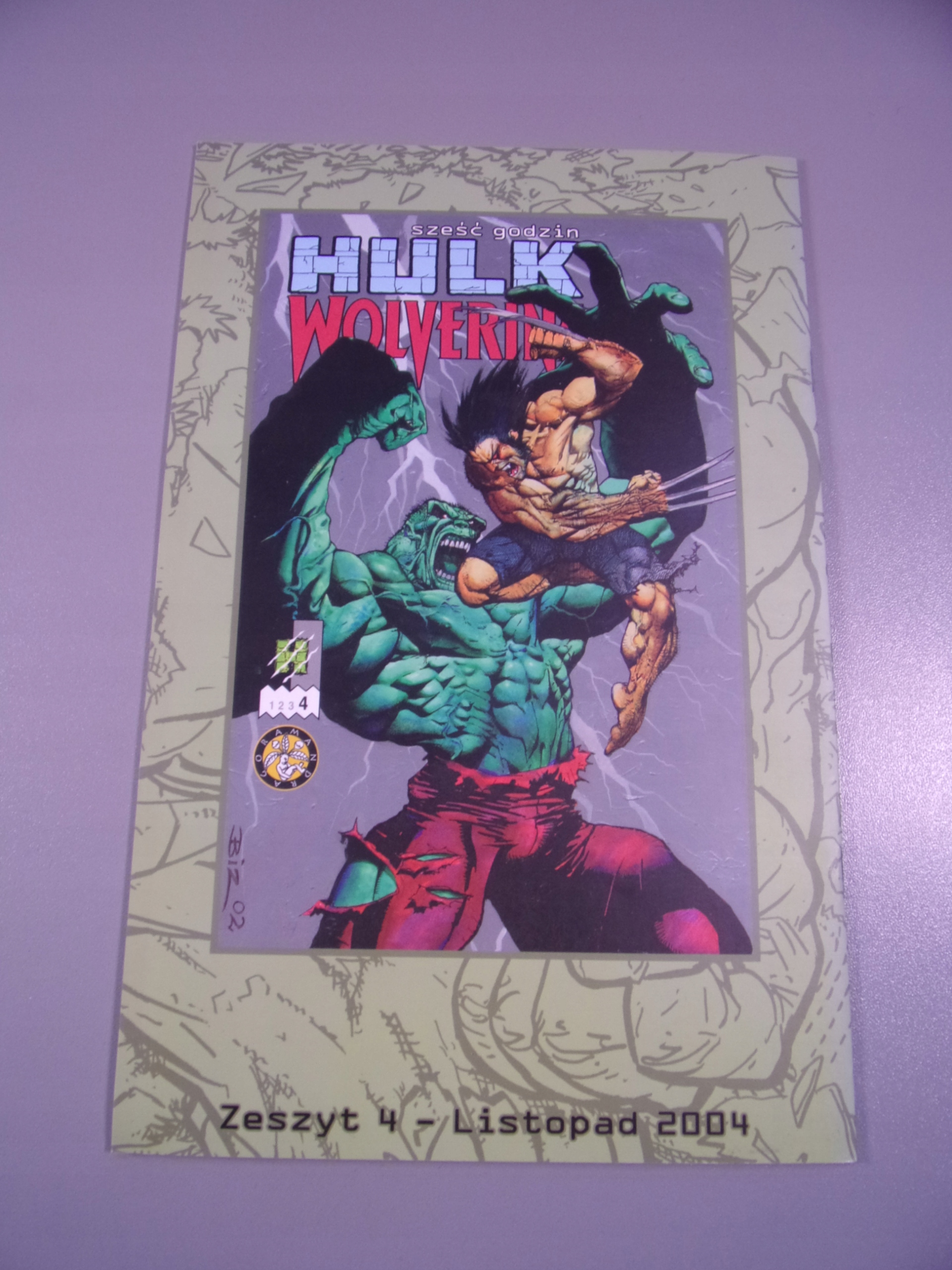 HULK WOLVERINE SZEŚĆ GODZIN #3 2004 r. MANDRAGORA
