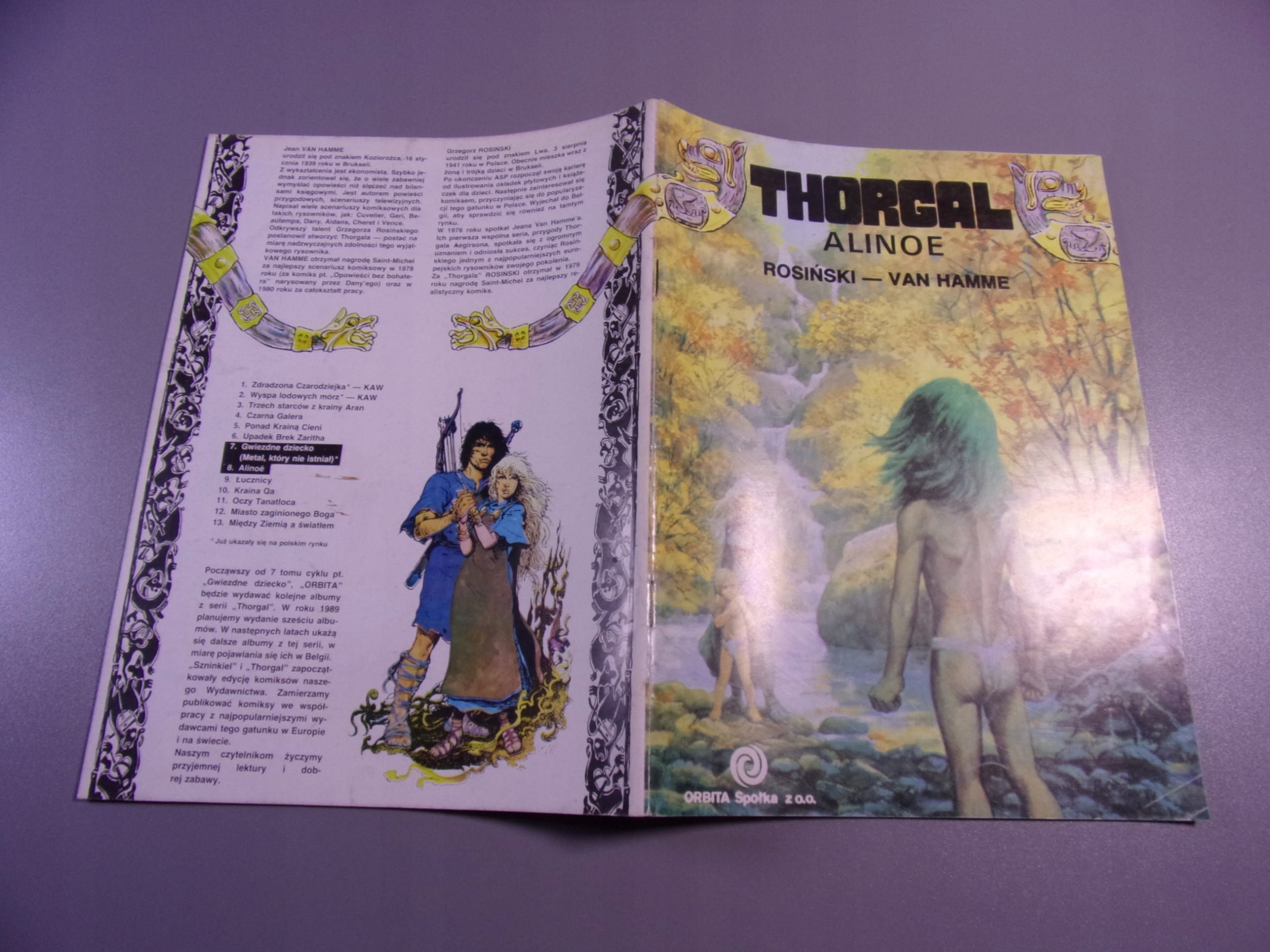 THORGAL ALINOE wyd. I 1989 r. ORBITA