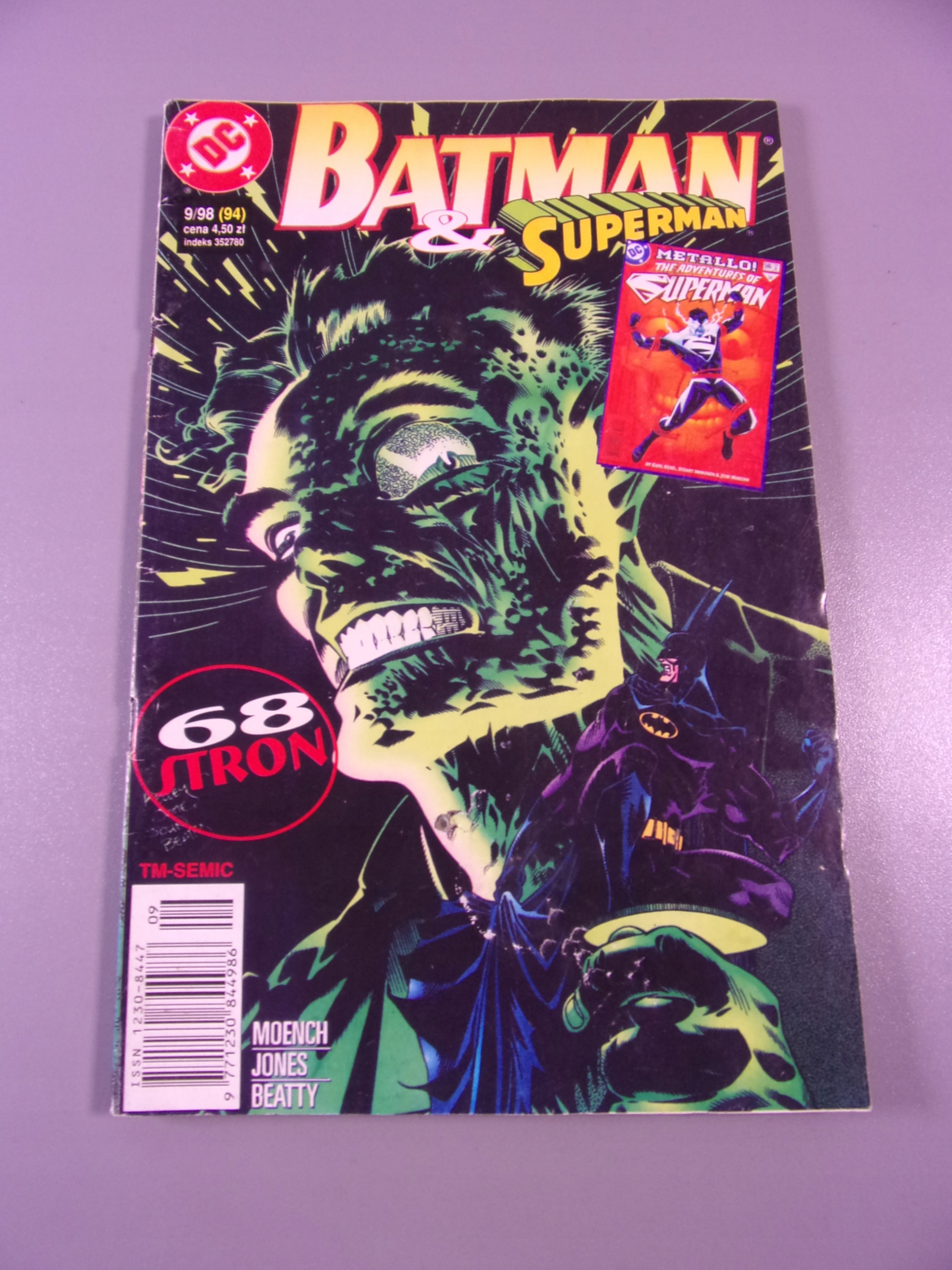 BATMAN & SUPERMAN 9/98 TM-Semic