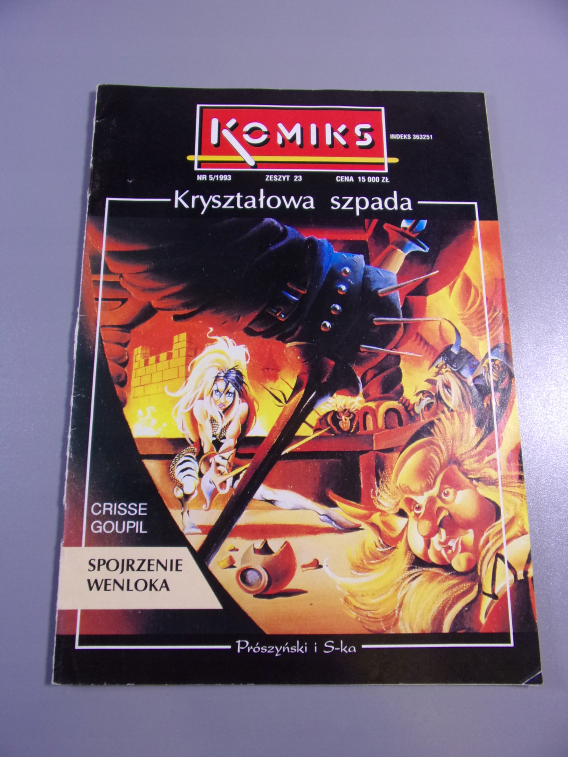 KOMIKS 5/1993 KRYSZTAŁOWA SZPADA