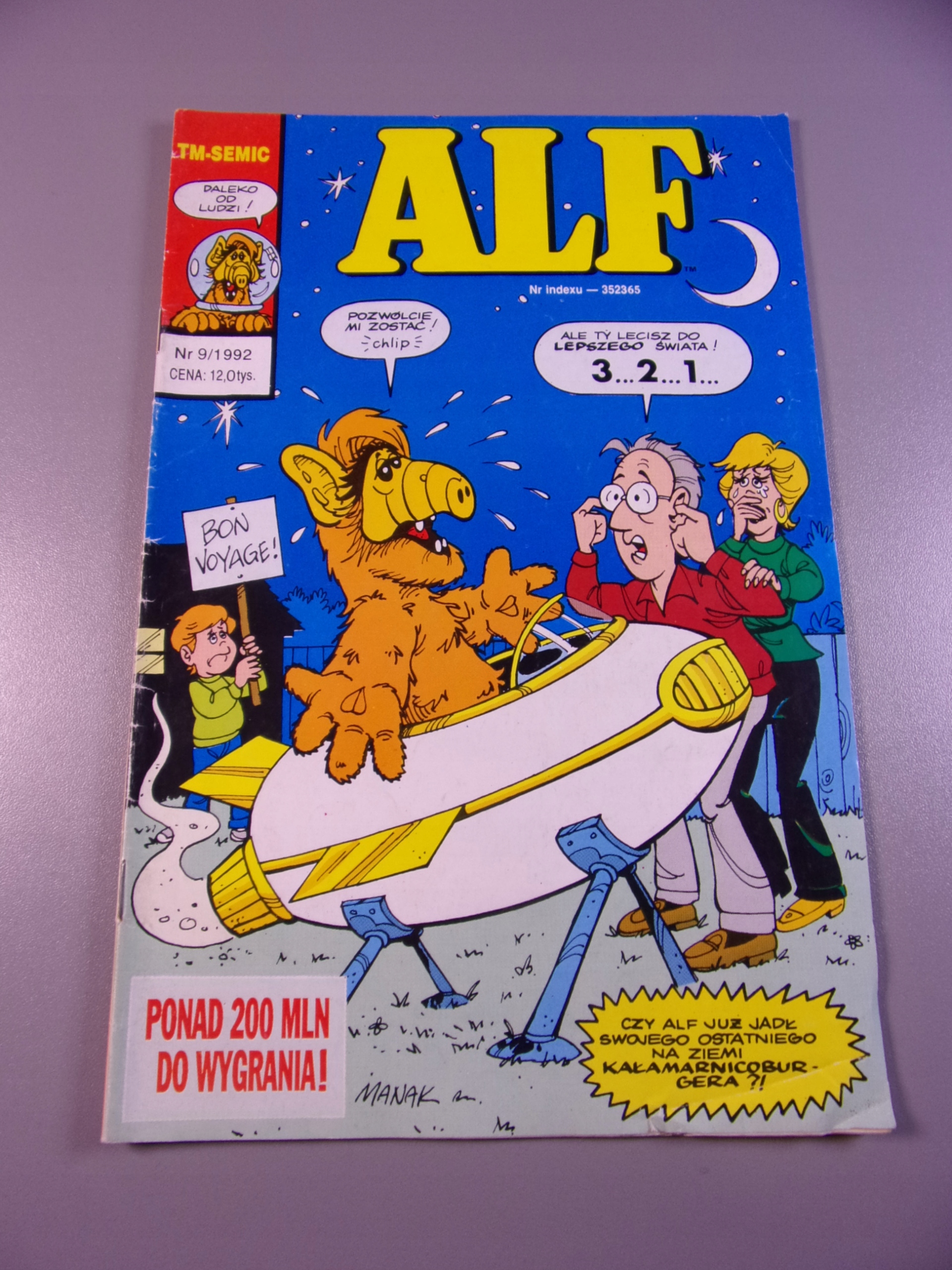 ALF 9/1992 TM-Semic