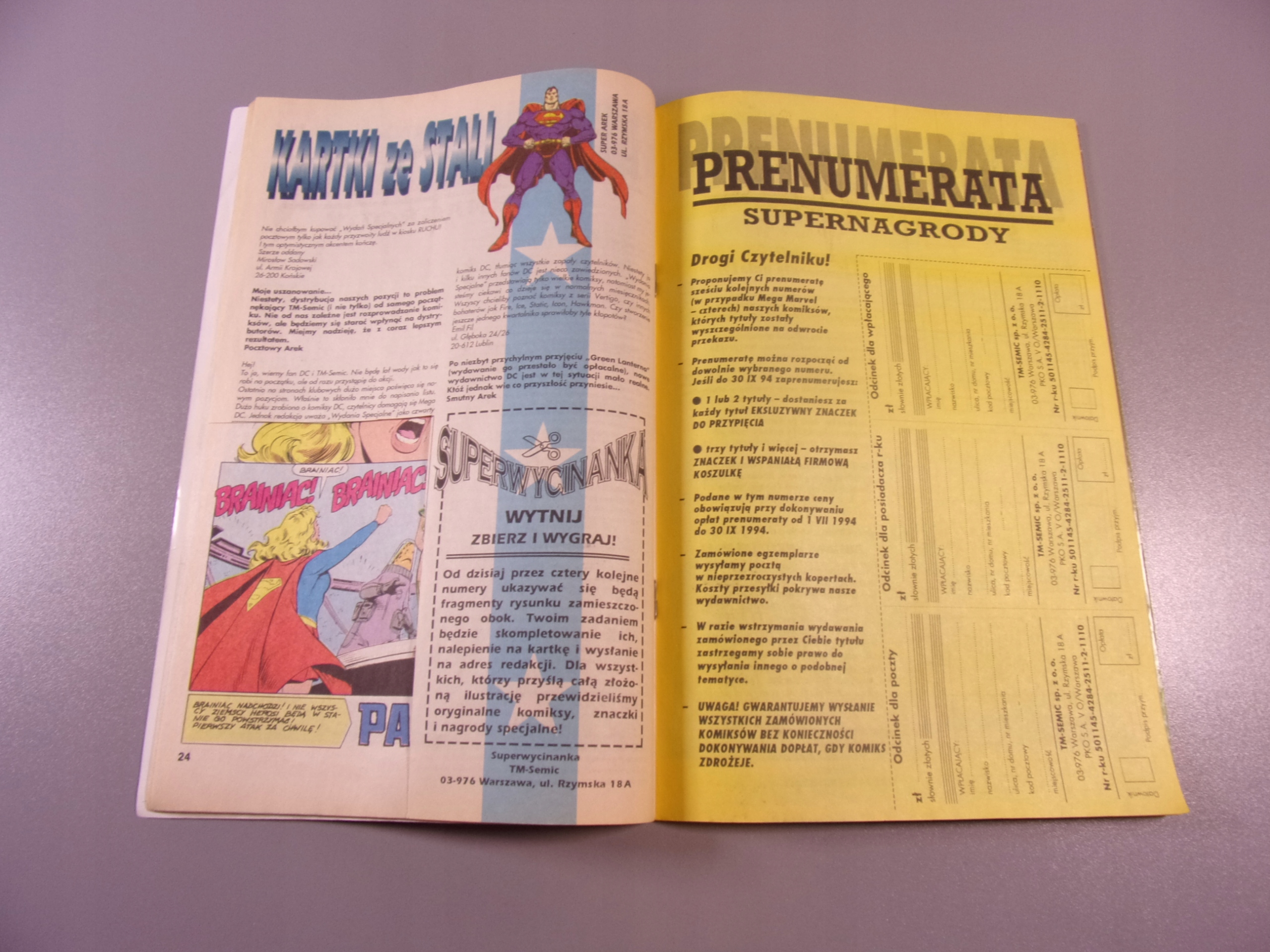 SUPERMAN 7/94 TM-Semic