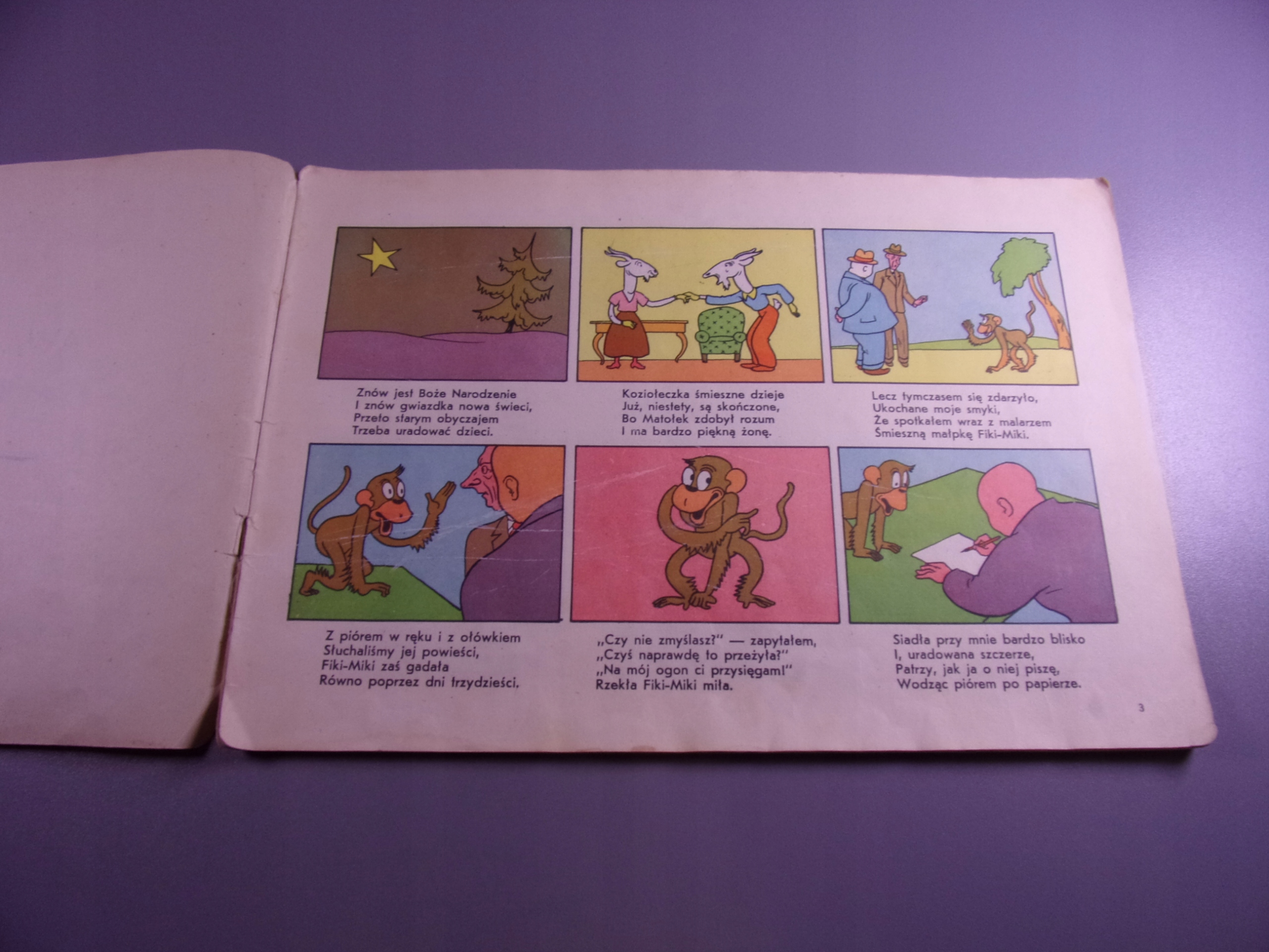 AWANTURY i WYBRYKI MAŁEJ MAŁPKI FIKI MIKI 1960 r.