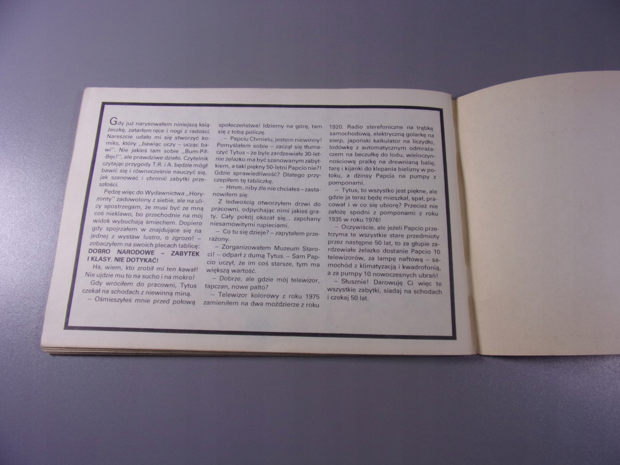 TYTUS księga XI 1977 r. wyd. I HORYZONTY