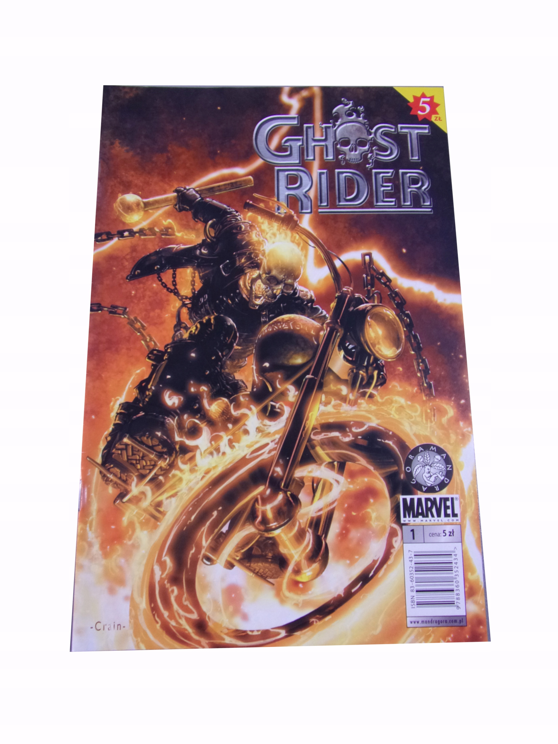 GHOST RIDER #1 2006 r. MANDRAGORA