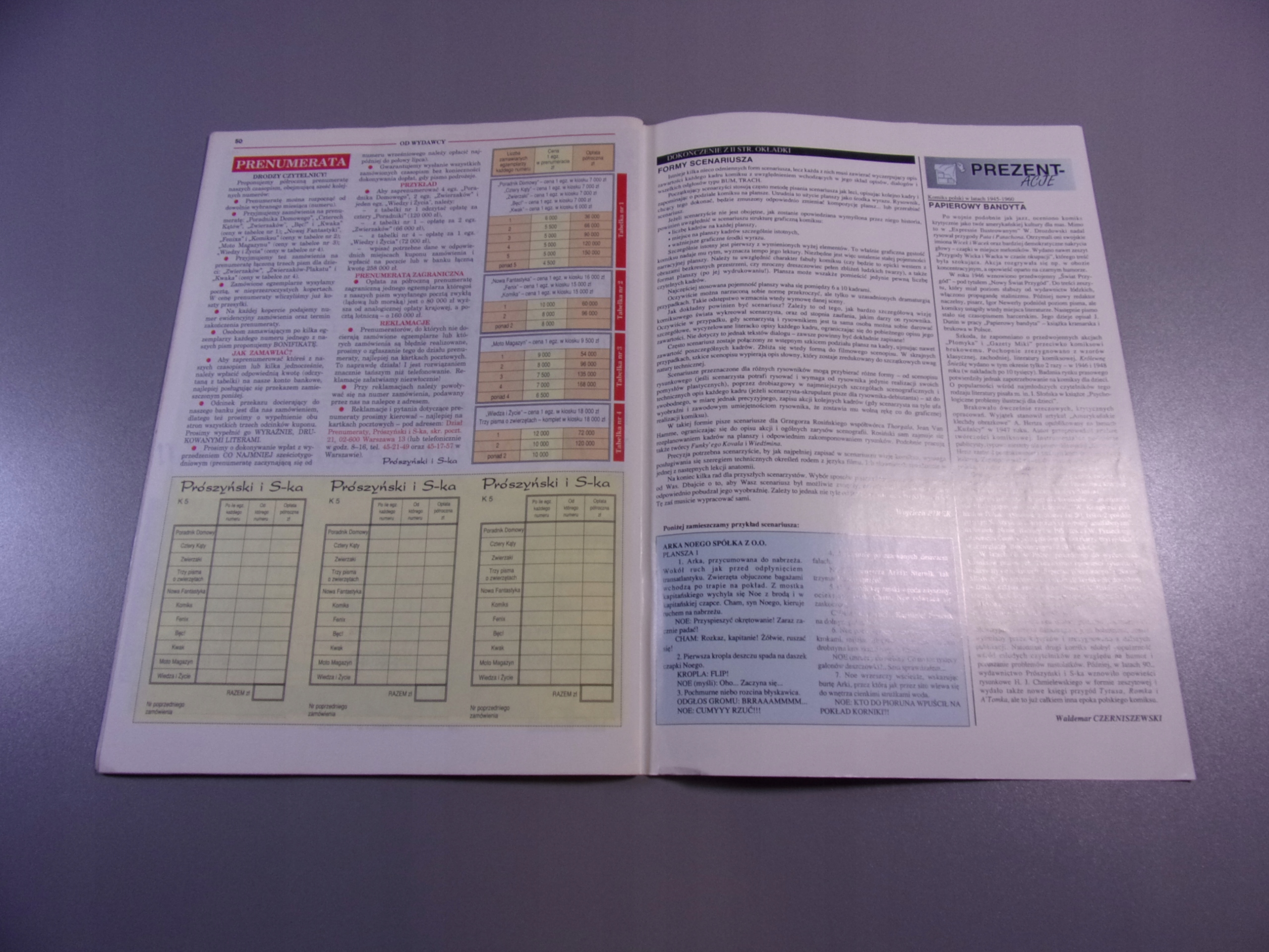 KOMIKS 5/1993 KRYSZTAŁOWA SZPADA