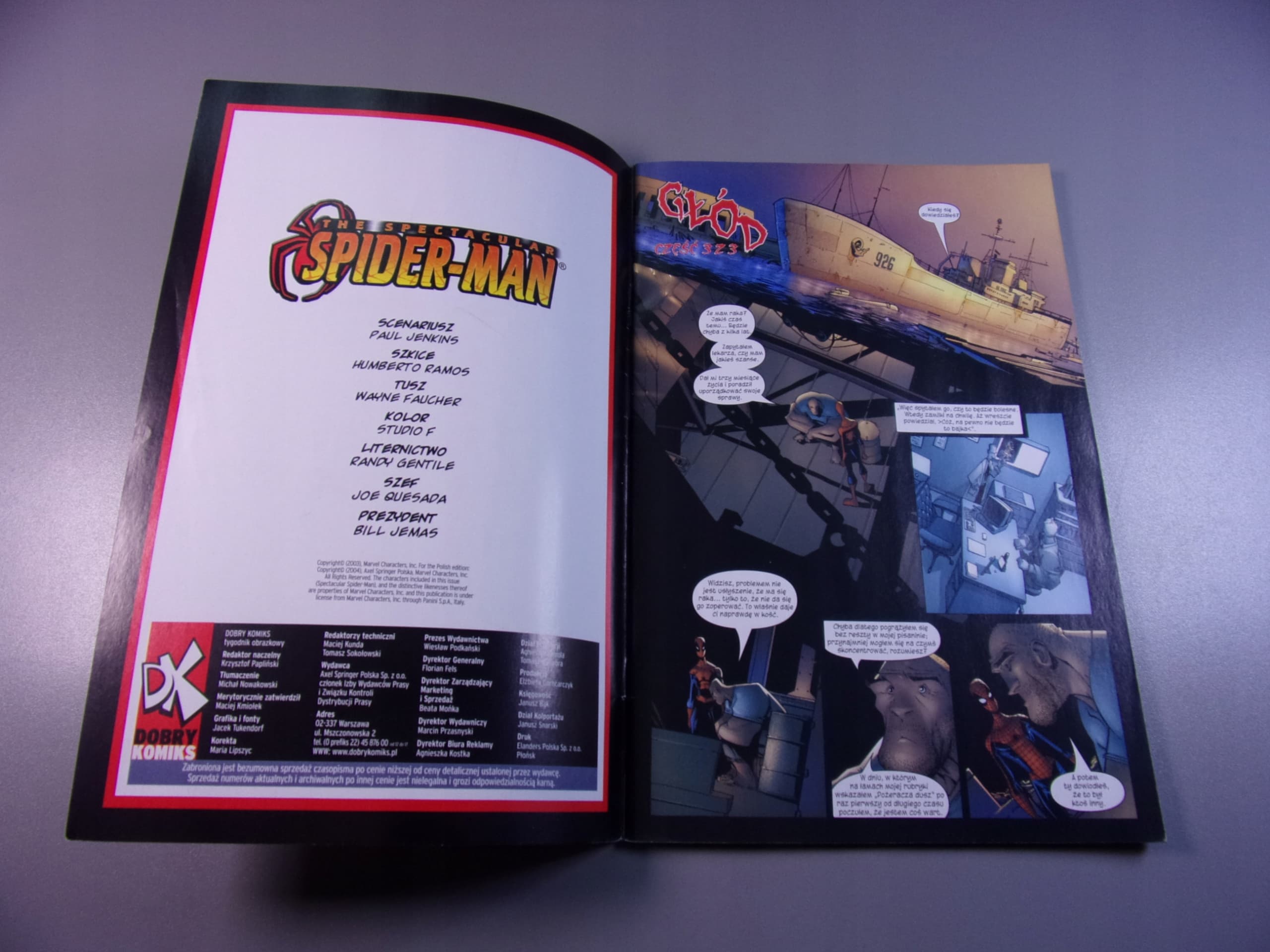 SPECTACULAR SPIDER-MAN 3/5 DK 14/2004