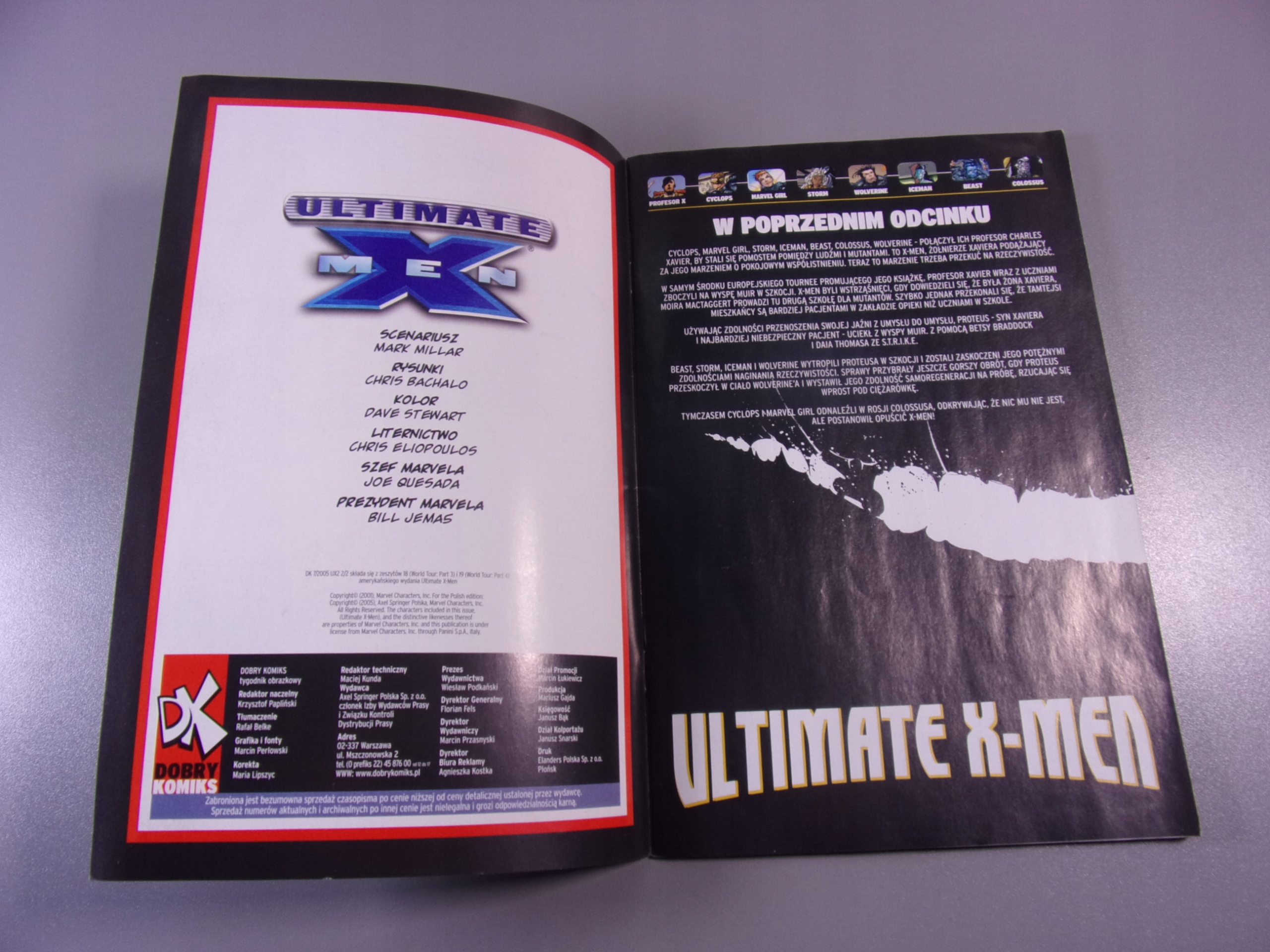 ULTIMATE X-MEN 2/2 - DK 7/2005