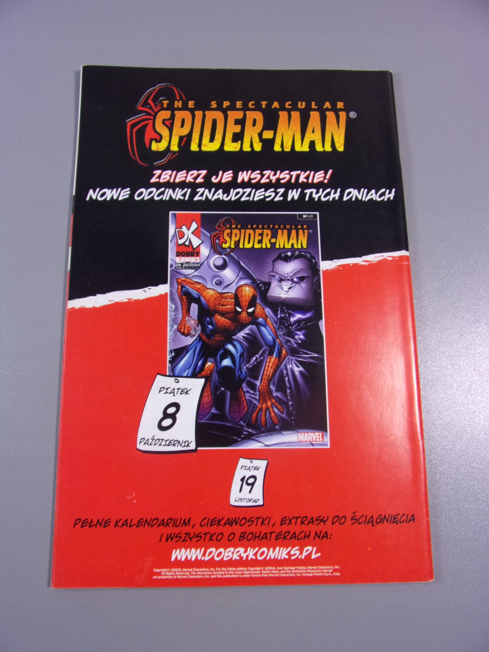 THE SPECTACULAR SPIDER-MAN 3/5 - DK 14/2004