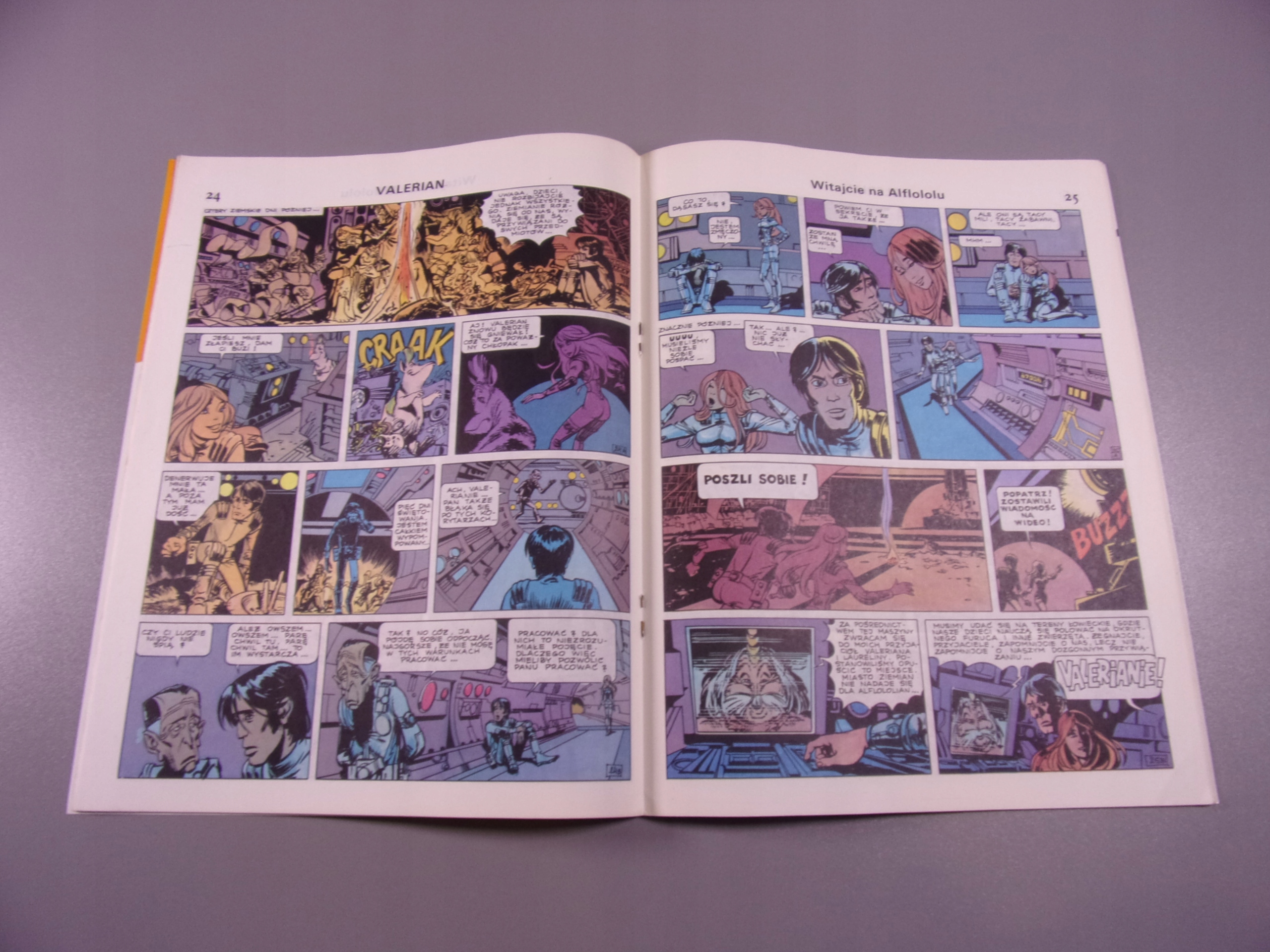 KOMIKS 3/1991 VALERIAN 4 WITAJCIE NA ALFLOLOLU