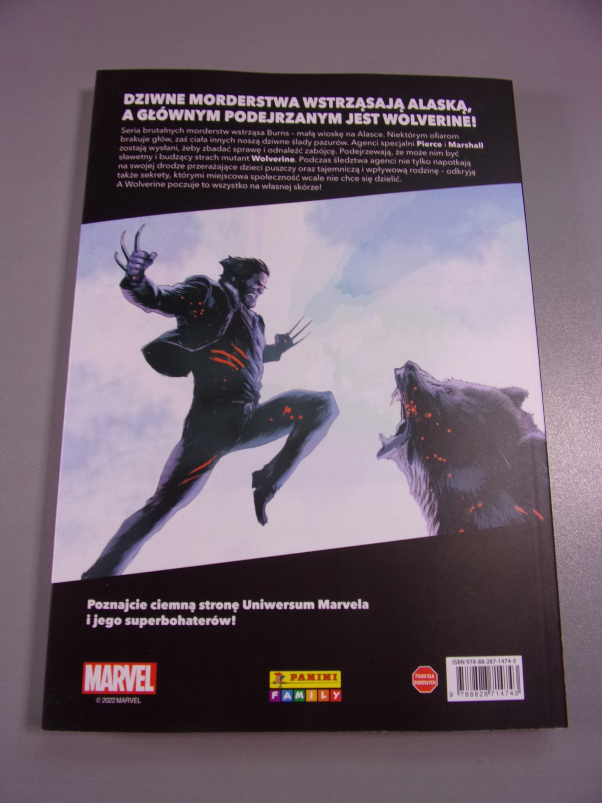 CIEMNA STRONA MARVELA 7. WOLVERINE DŁUGA NOC