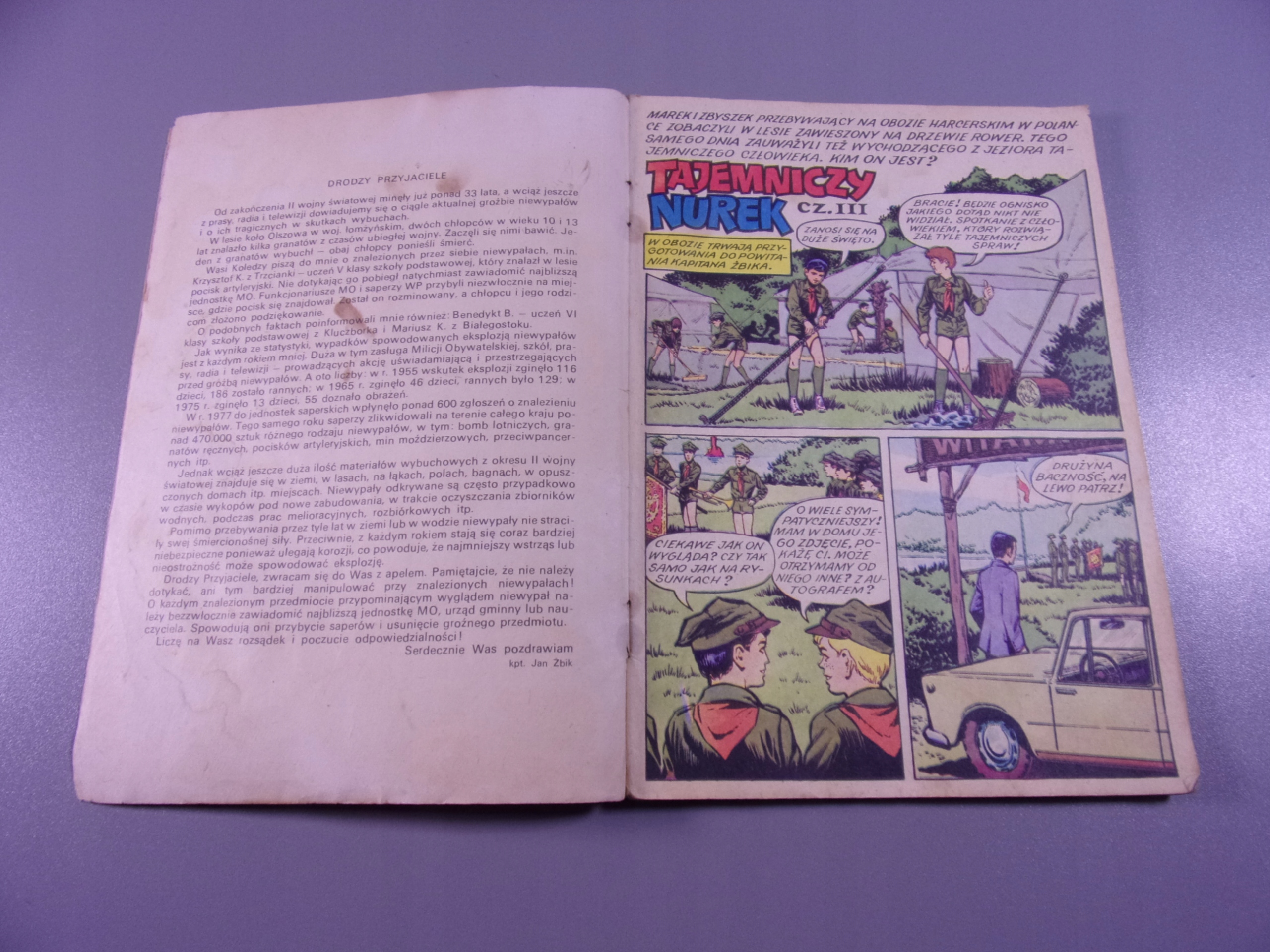 KAPITAN ŻBIK TAJEMNICZY NUREK 1978 r. wydanie II