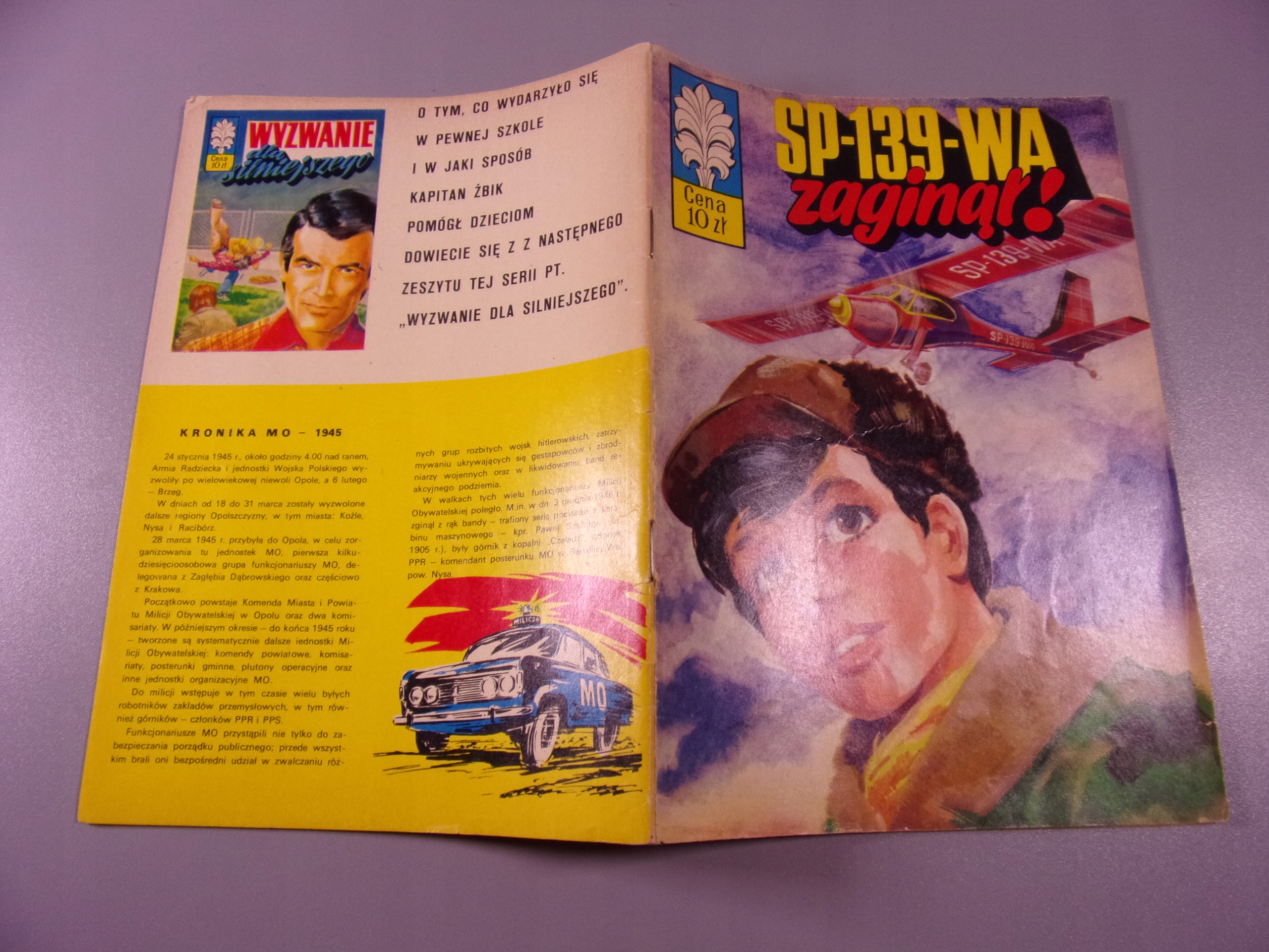 KAPITAN ŻBIK SP-139-WA ZAGINĄŁ! wydanie I 1975 r.