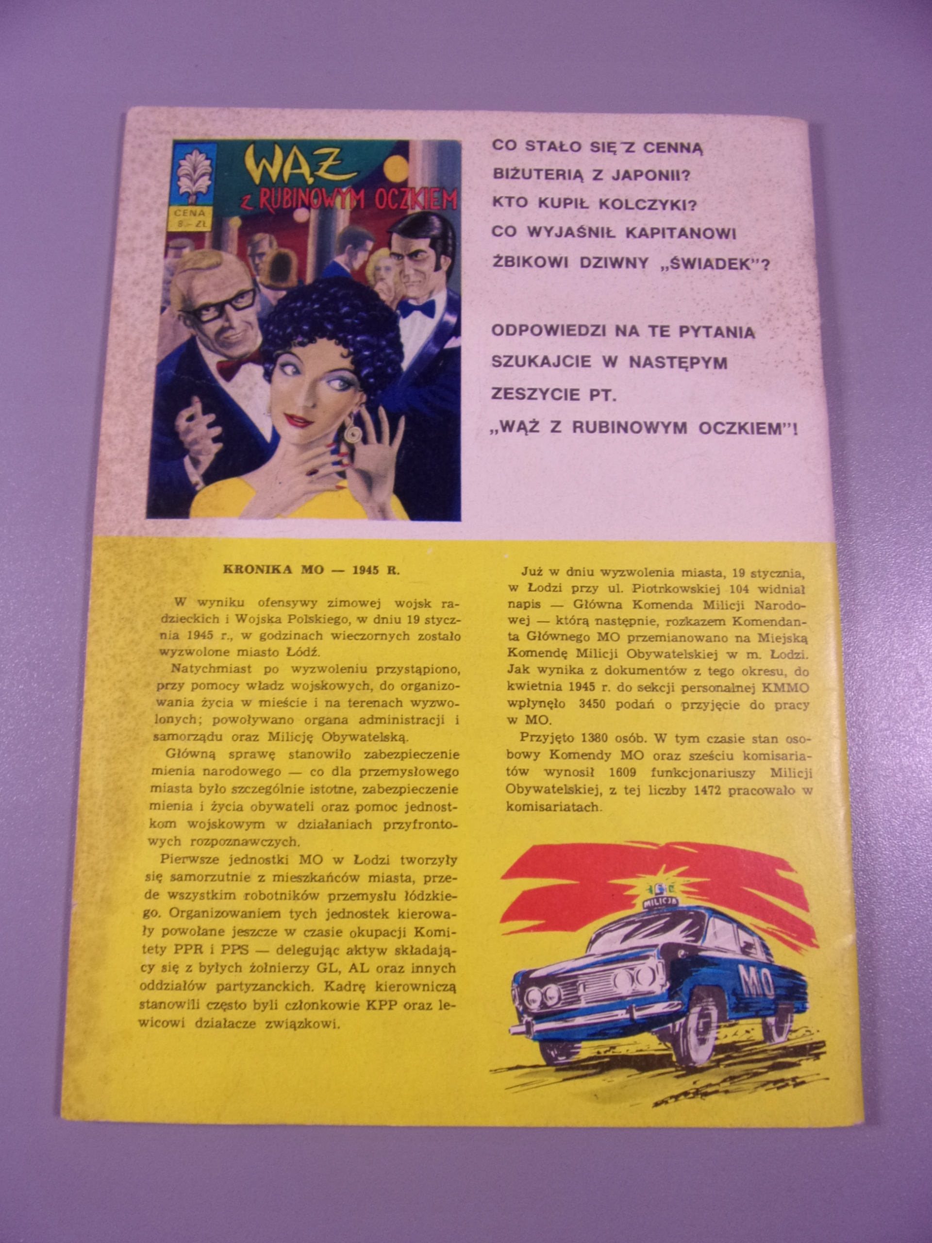 KAPITAN ŻBIK NOCNA WIZYTA wydanie I 1972 r.